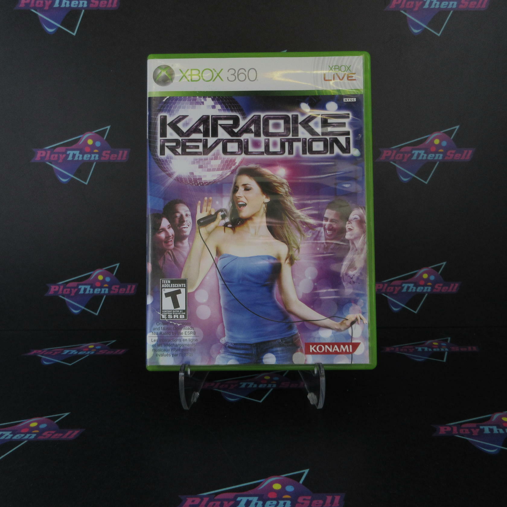 Karaoke Revolution Xbox 360 AD Complete CIB - Very Good