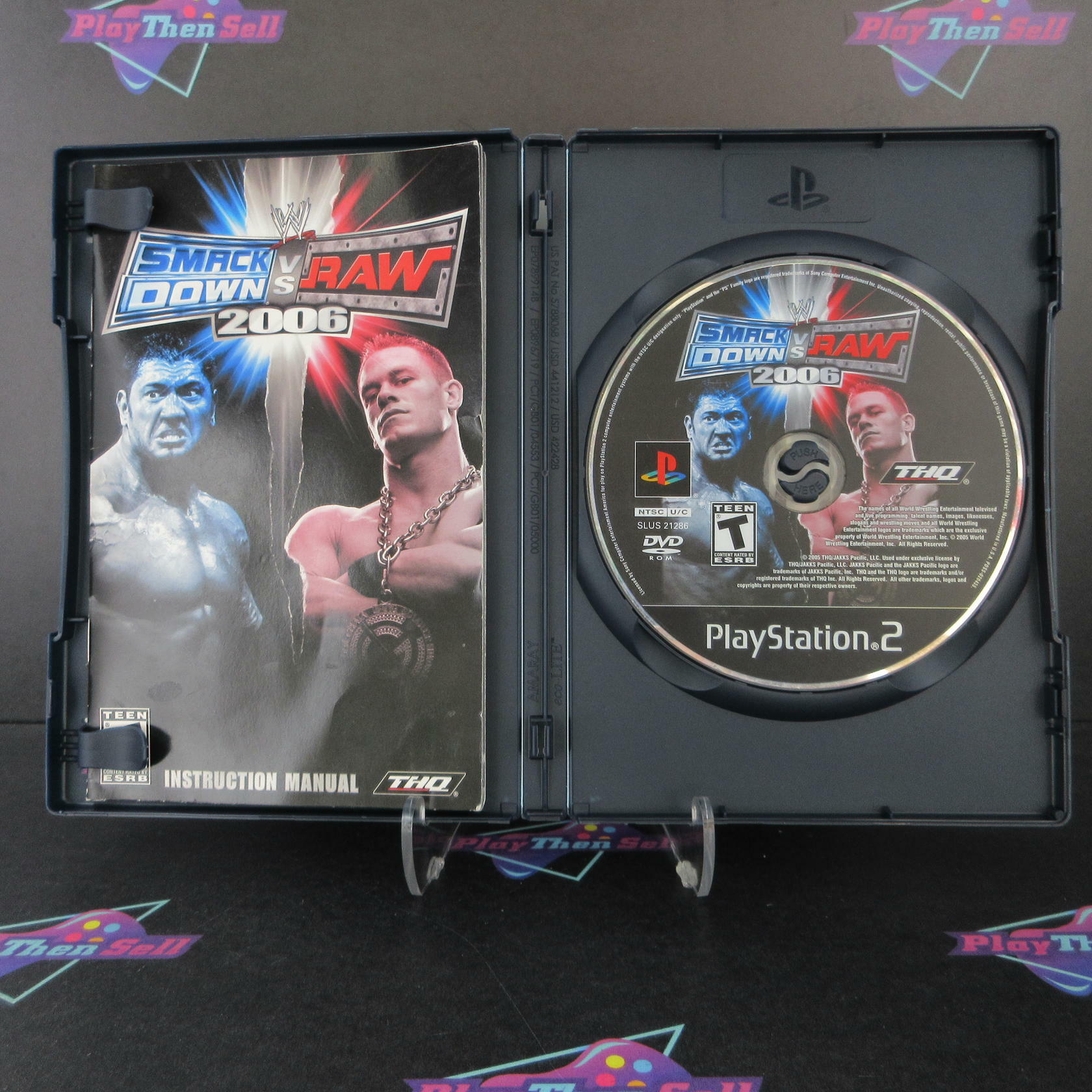 SmackDown Vs Raw 2006 PS2 PlayStation 2 Complete - Excellent