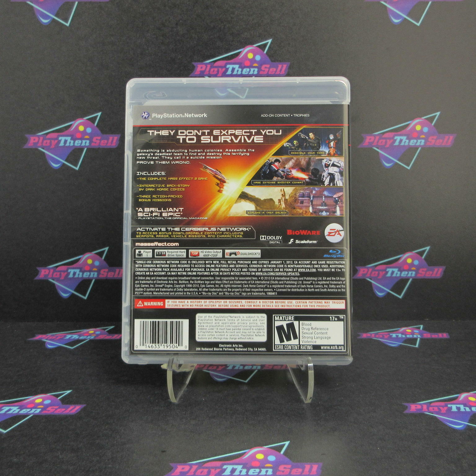 Mass Effect 2 PS3 PlayStation 3 Complete - Excellent