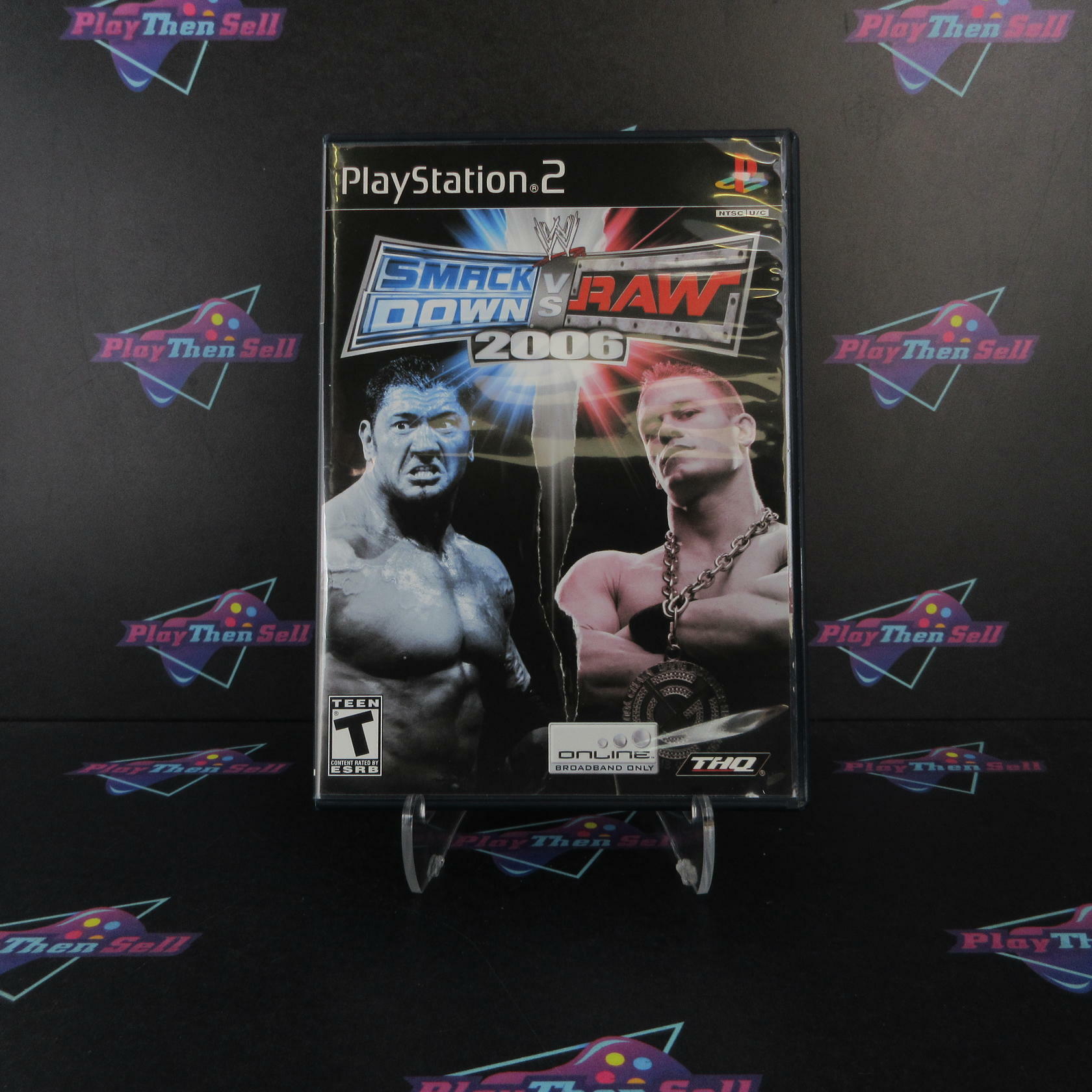 SmackDown Vs Raw 2006 PS2 PlayStation 2 Complete - Excellent