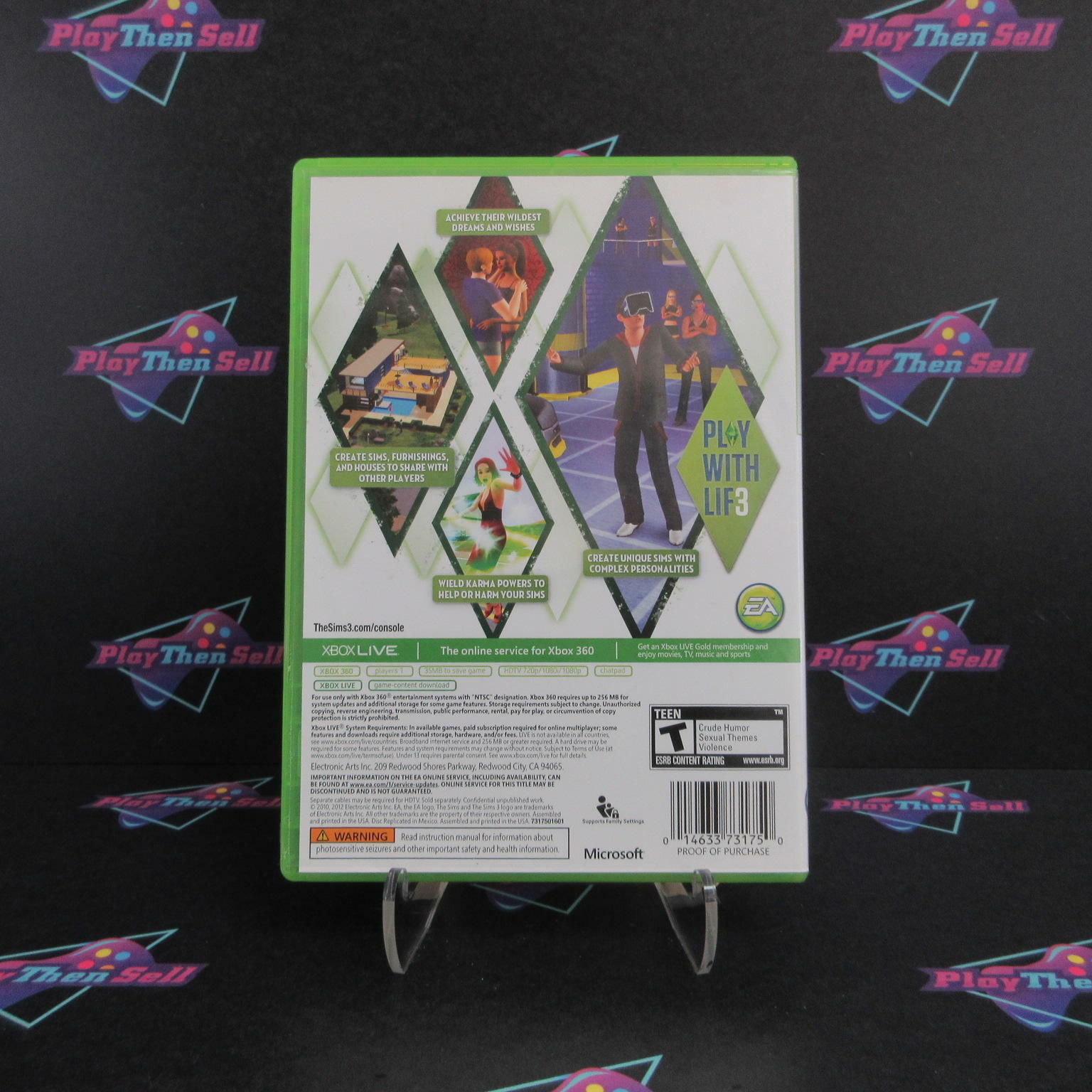 The Sims 3 Xbox 360 PH Complete - Excellent