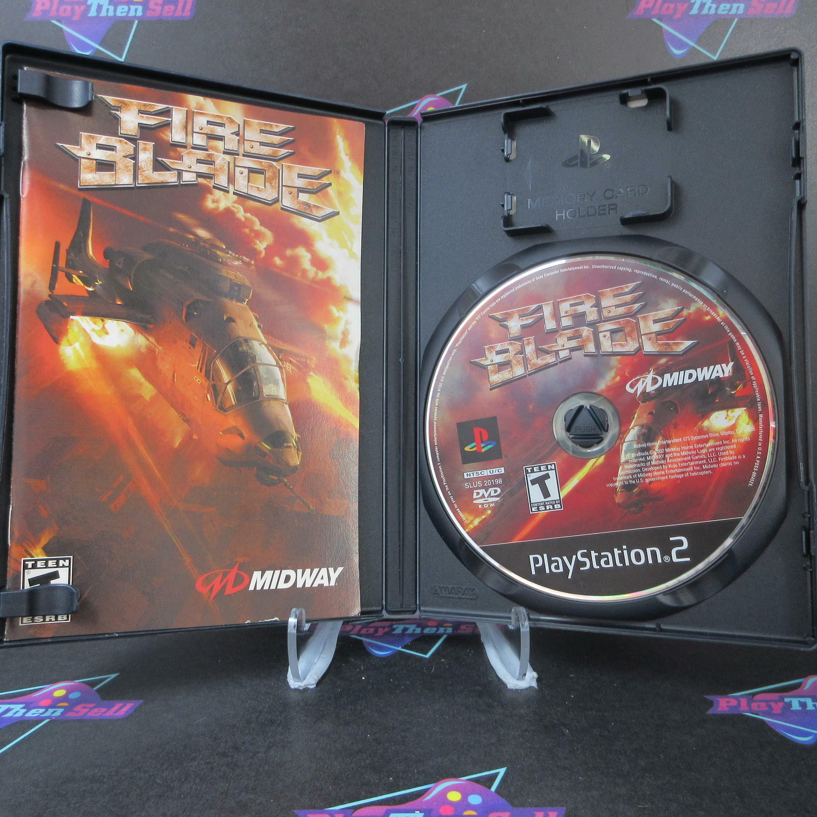 Fireblade + Reg Card PS2 PlayStation 2 AD Complete CIB - Very Good