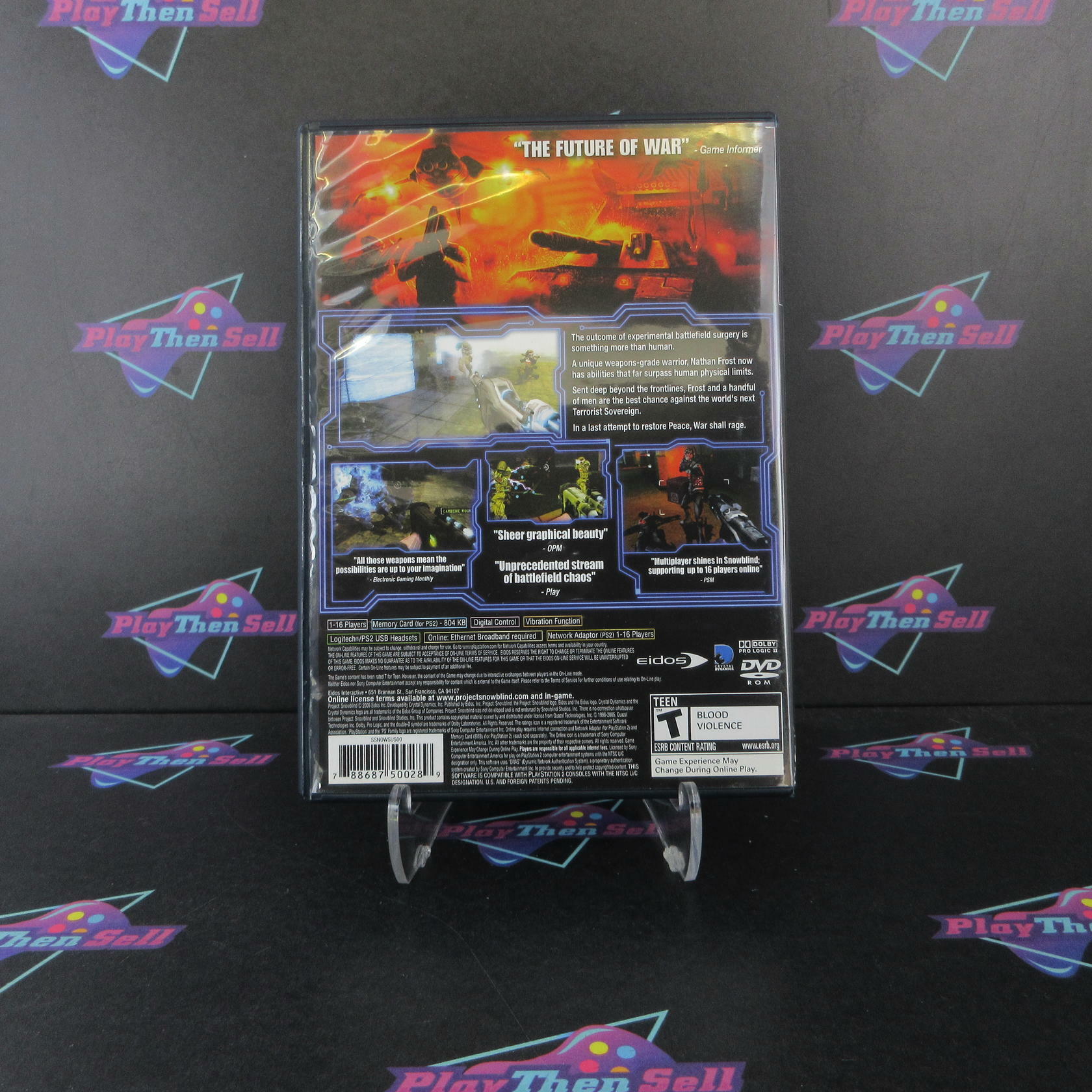 Project Snowblind PS2 PlayStation 2 AD + Reg Card Complete - Very Good
