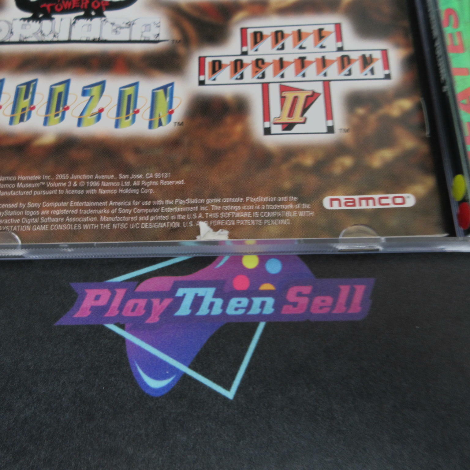 Namco Museum Vol. 3 PS1 PlayStation 1 GH MD + Reg Card Complete CIB - Very Good