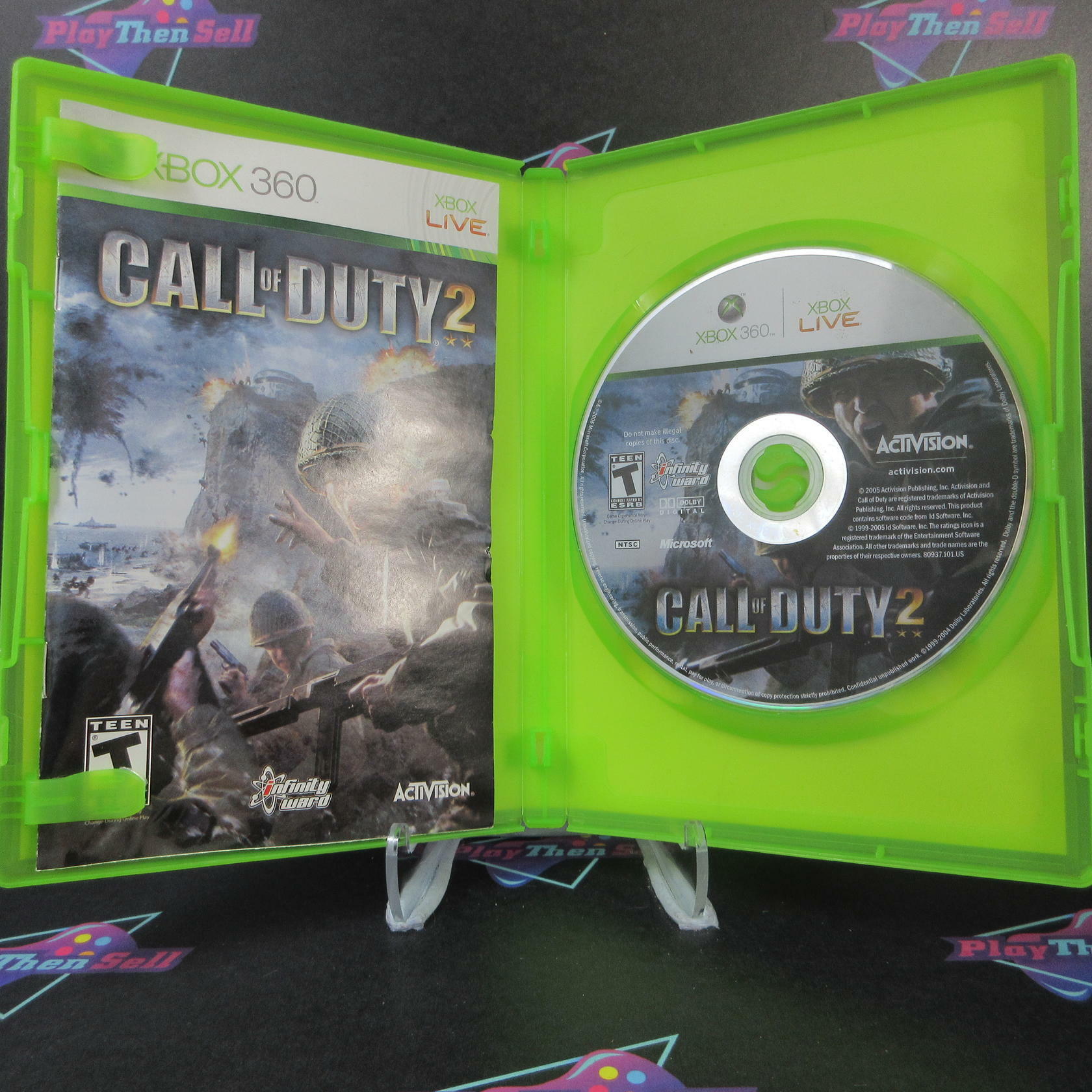 Call of Duty 2 Xbox 360 AD Complete CIB - Very Good