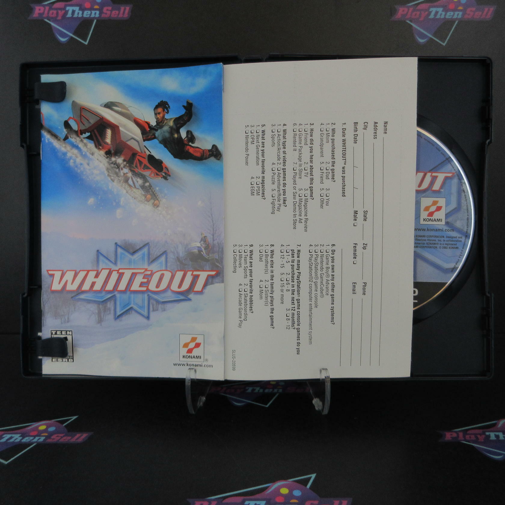 Whiteout PS2 PlayStation 2 Complete - Excellent