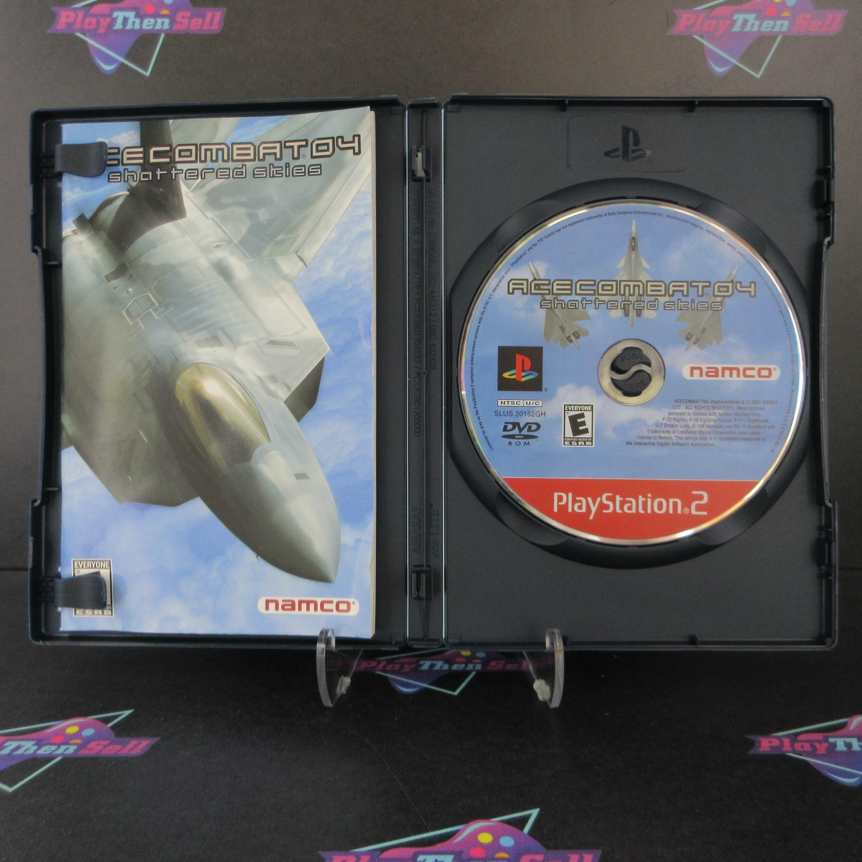 Ace Combat 4 Shattered Skies PlayStation 2 PS2 GH +Reg Card Complete - Refurbished
