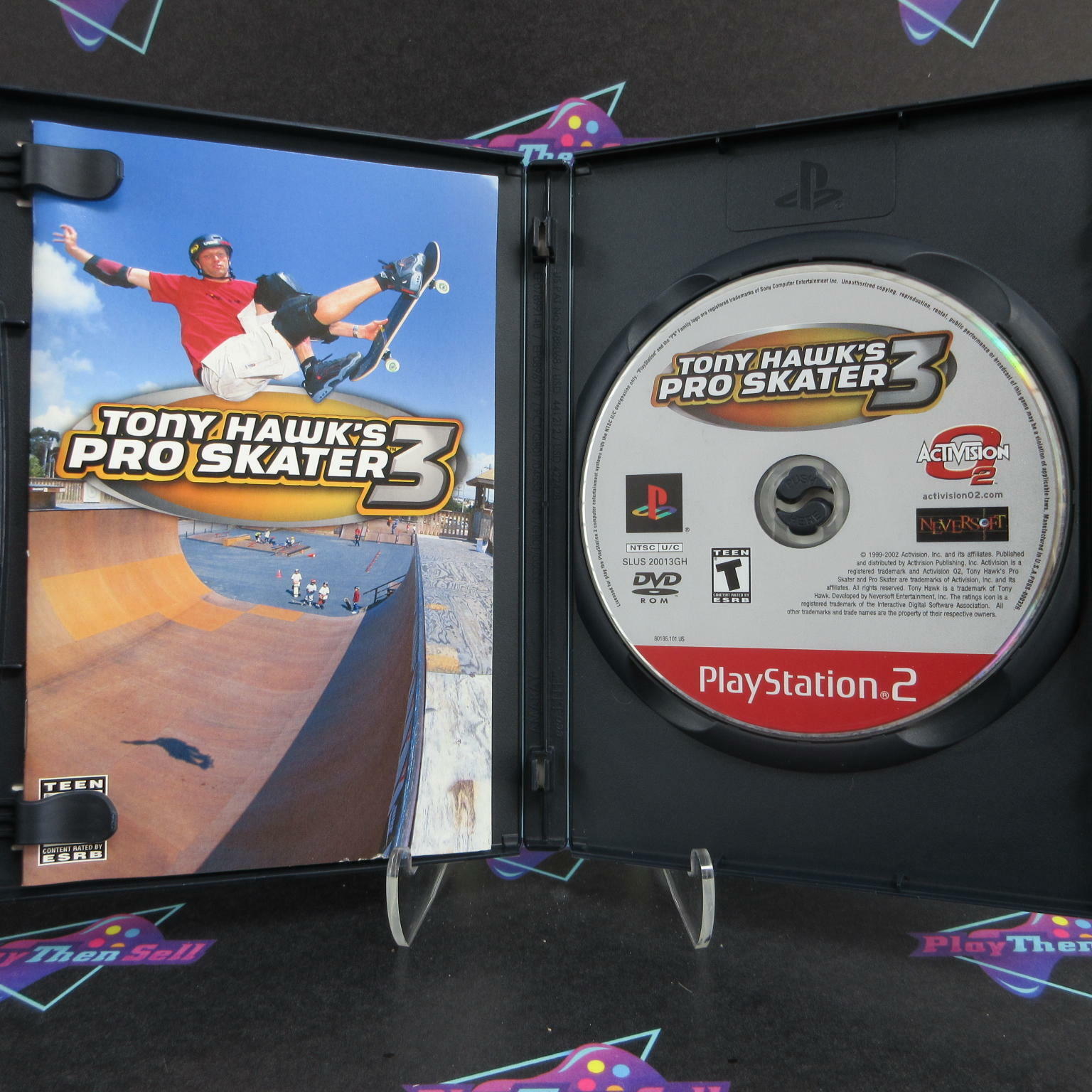 Tony Hawk's Pro Skater 3 PS2 PlayStation 2 GH + Reg Card Complete - Excellent