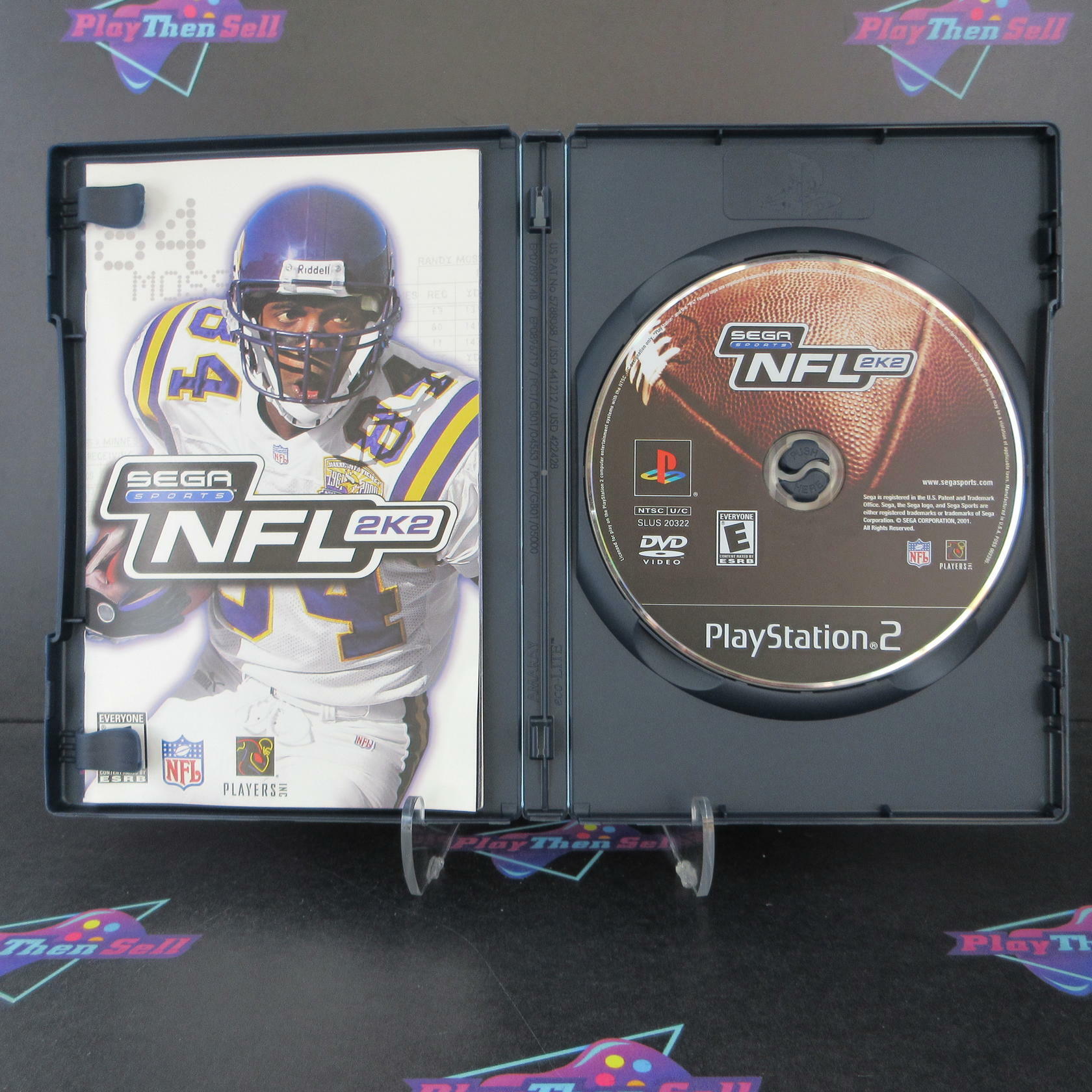 NFL 2K2 PS2 PlayStation 2 + Reg Card Complete - Excellent