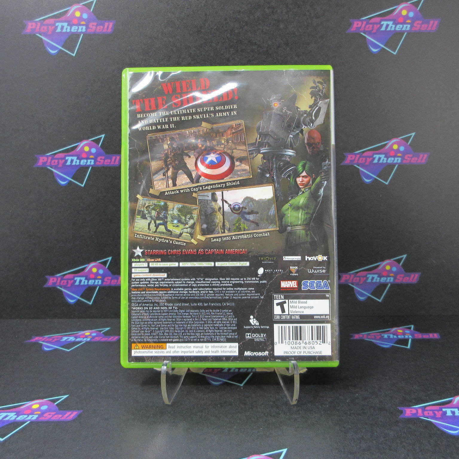 Captain America Super Soldier Xbox 360 Complete - Excellent