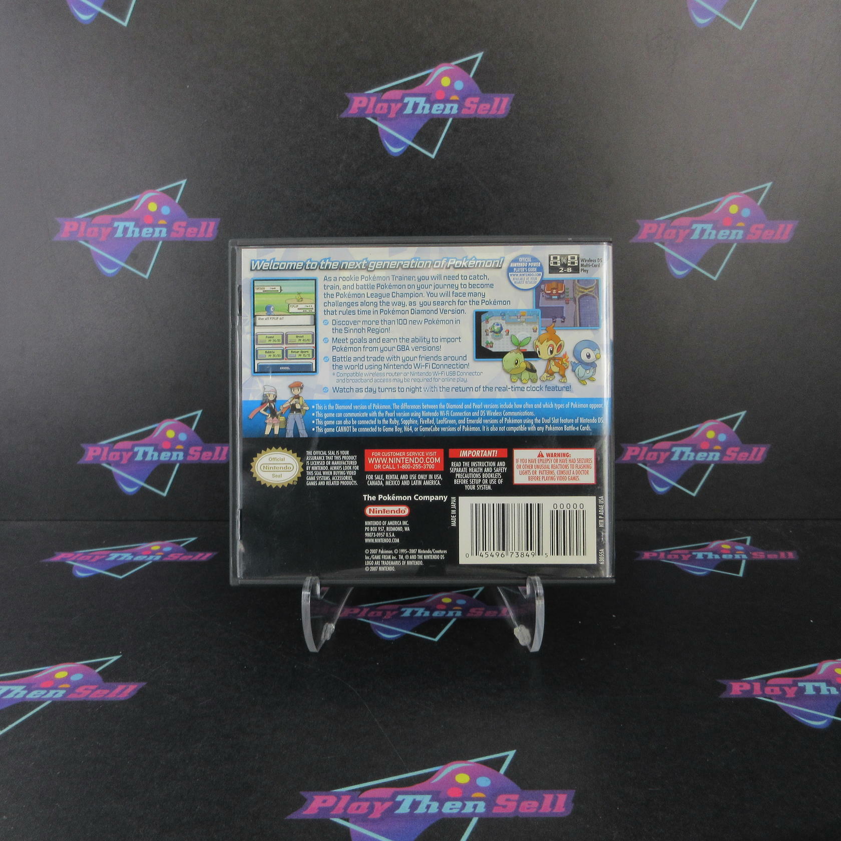 Pokemon Diamond Version Nintendo DS Complete - Excellent
