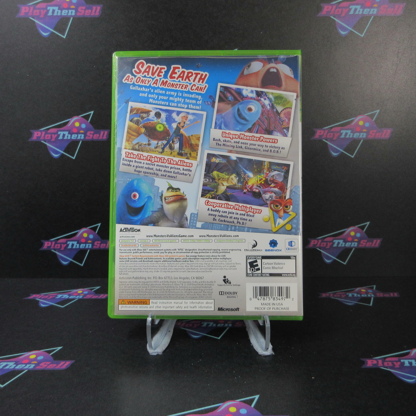 Monsters vs. Aliens Xbox 360 Complete - Excellent