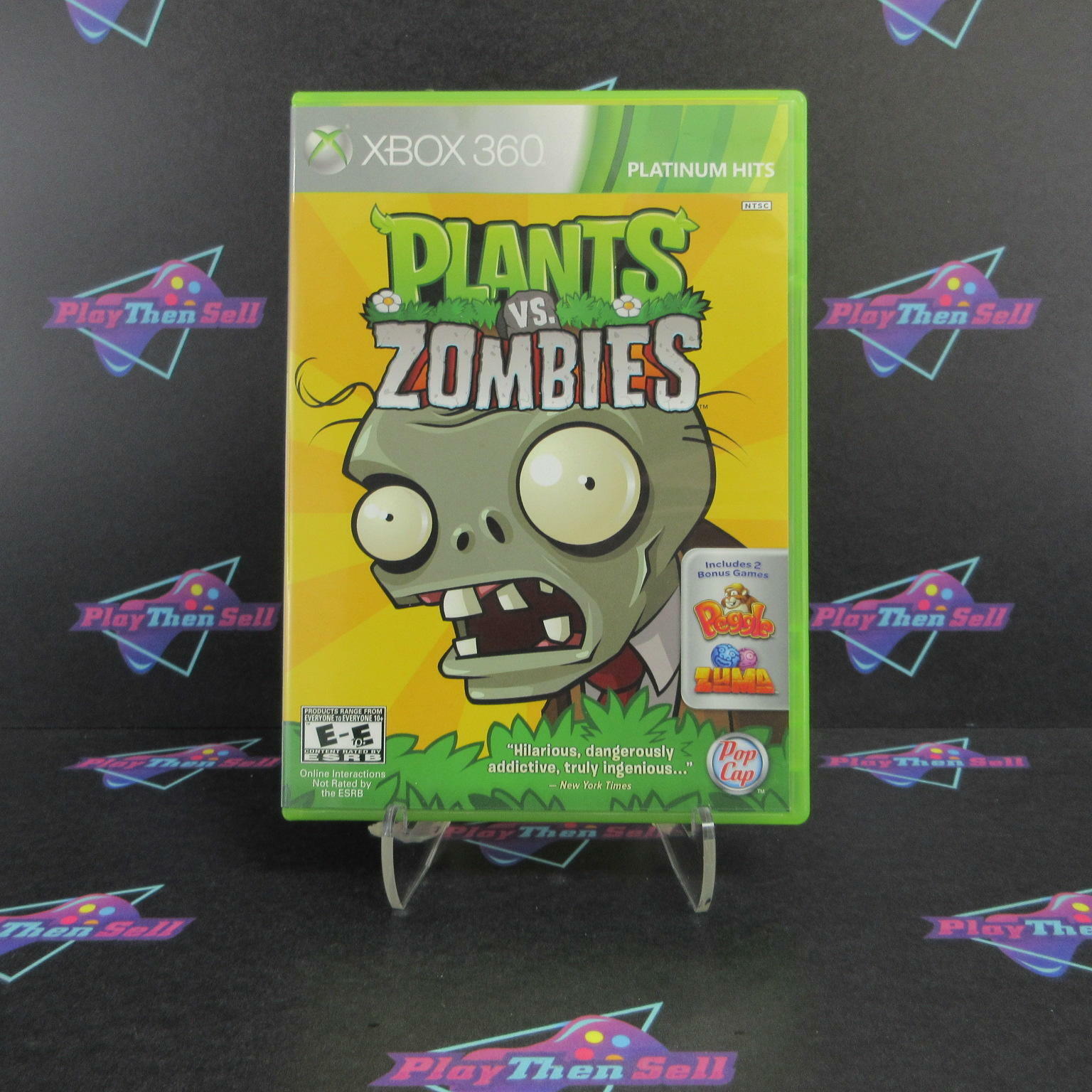 Plants Vs. Zombies Xbox 360 PH Complete - Excellent