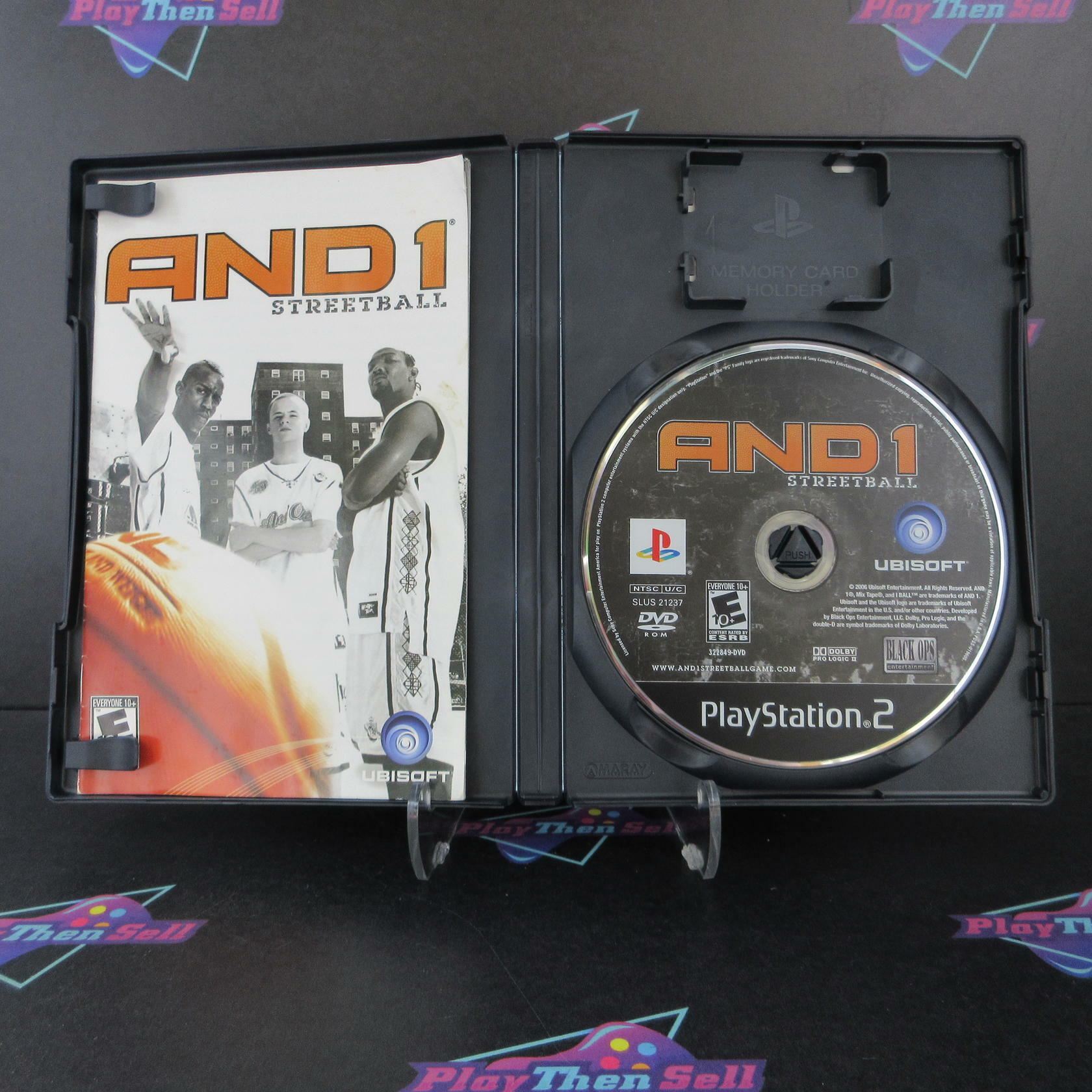 AND 1 Streetball PS2 PlayStation 2 MD Complete CIB - Very Good