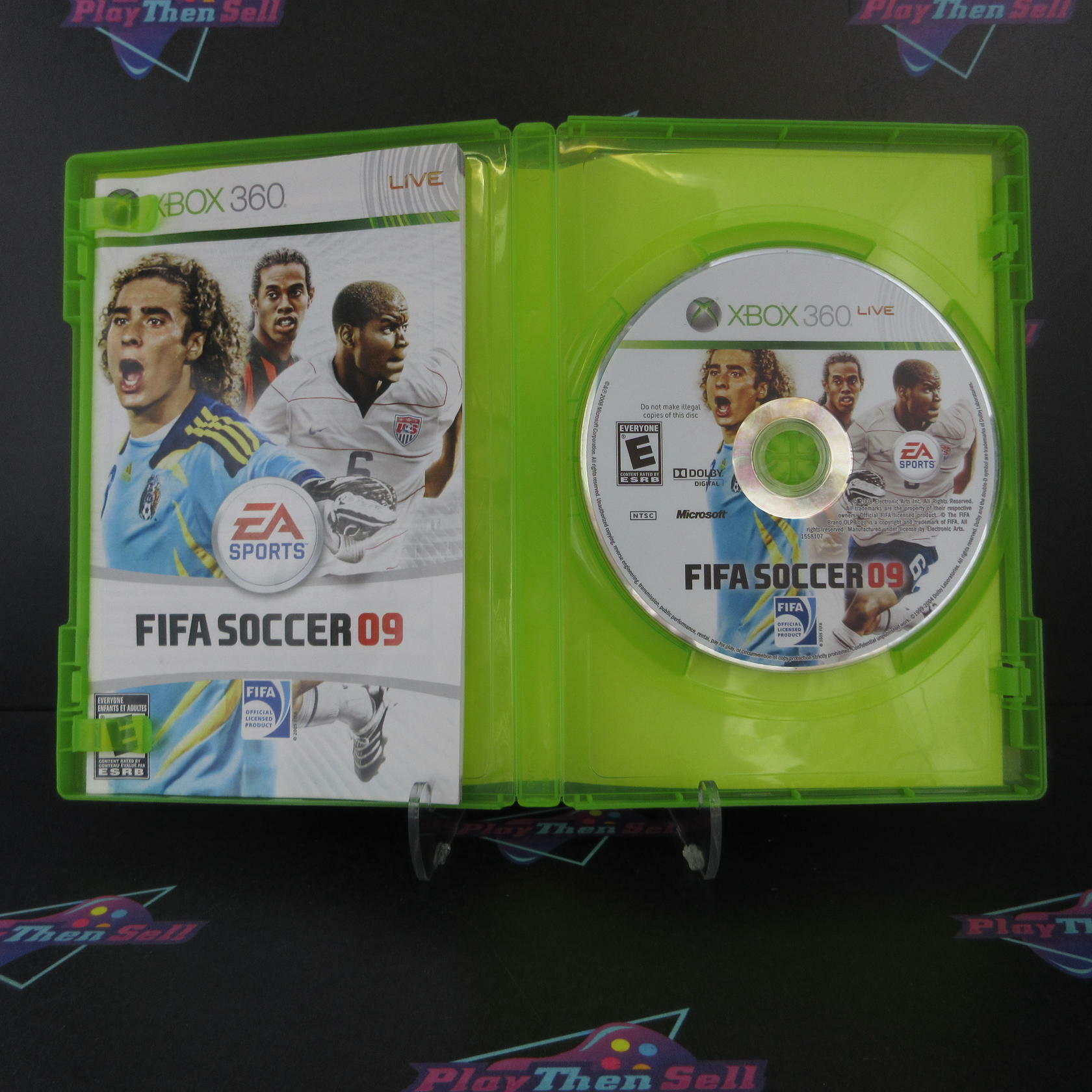 FIFA Soccer 09 Xbox 360 AD Complete CIB - Very Good
