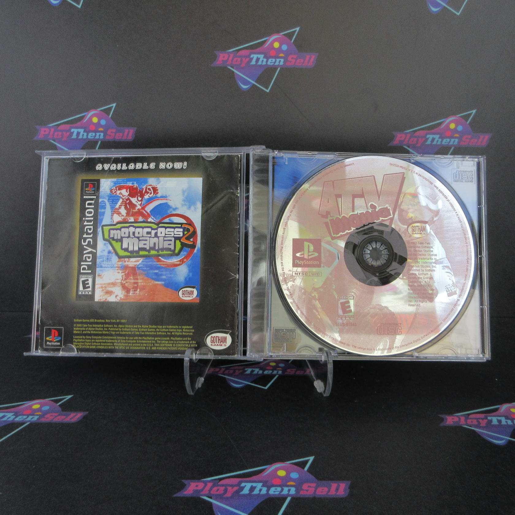 ATV Mania PS1 PlayStation 1 MD Complete CIB - Very Good