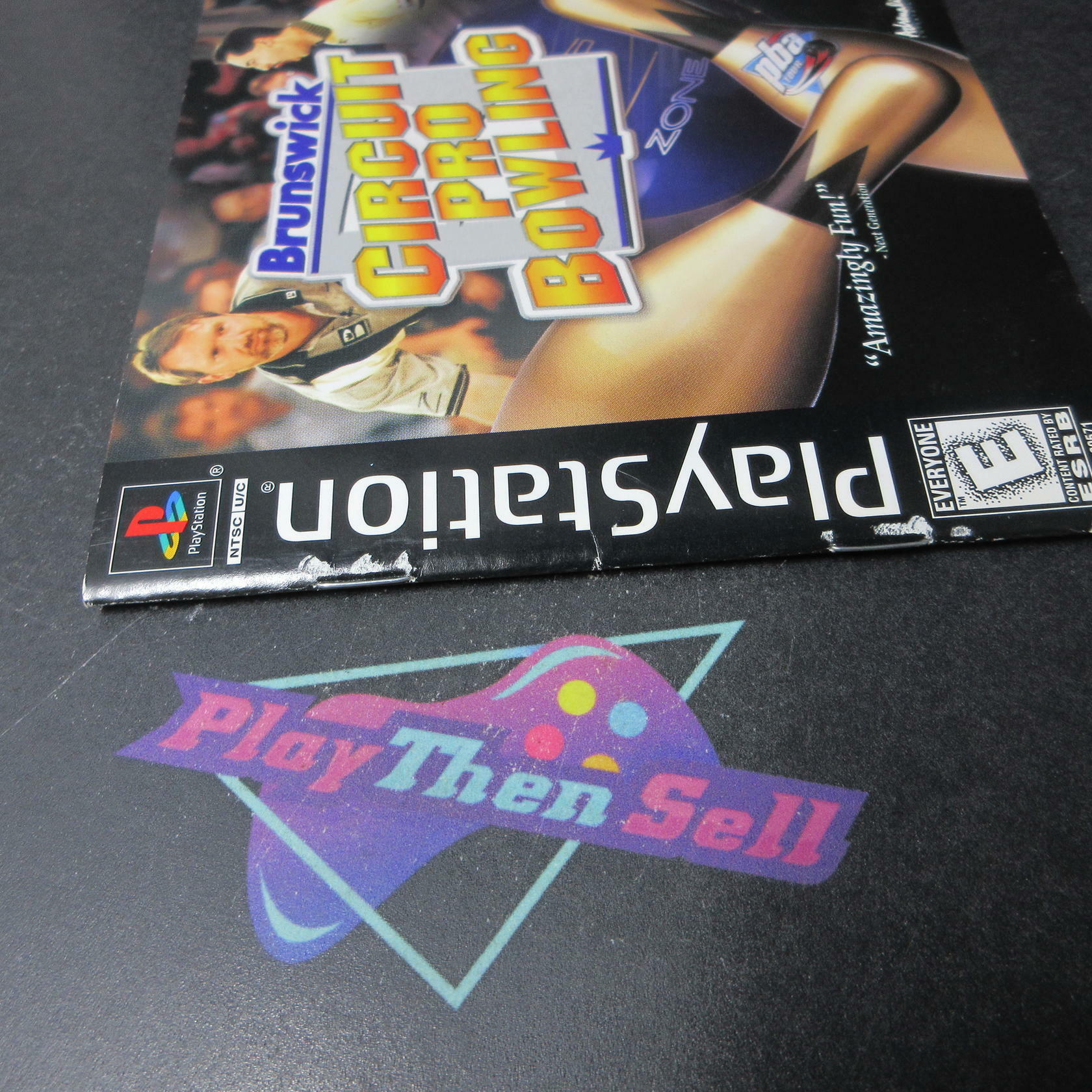 Brunswick Circuit Pro Bowling PS1 PlayStation 1 MD + Reg Card Complete CIB - Very Good