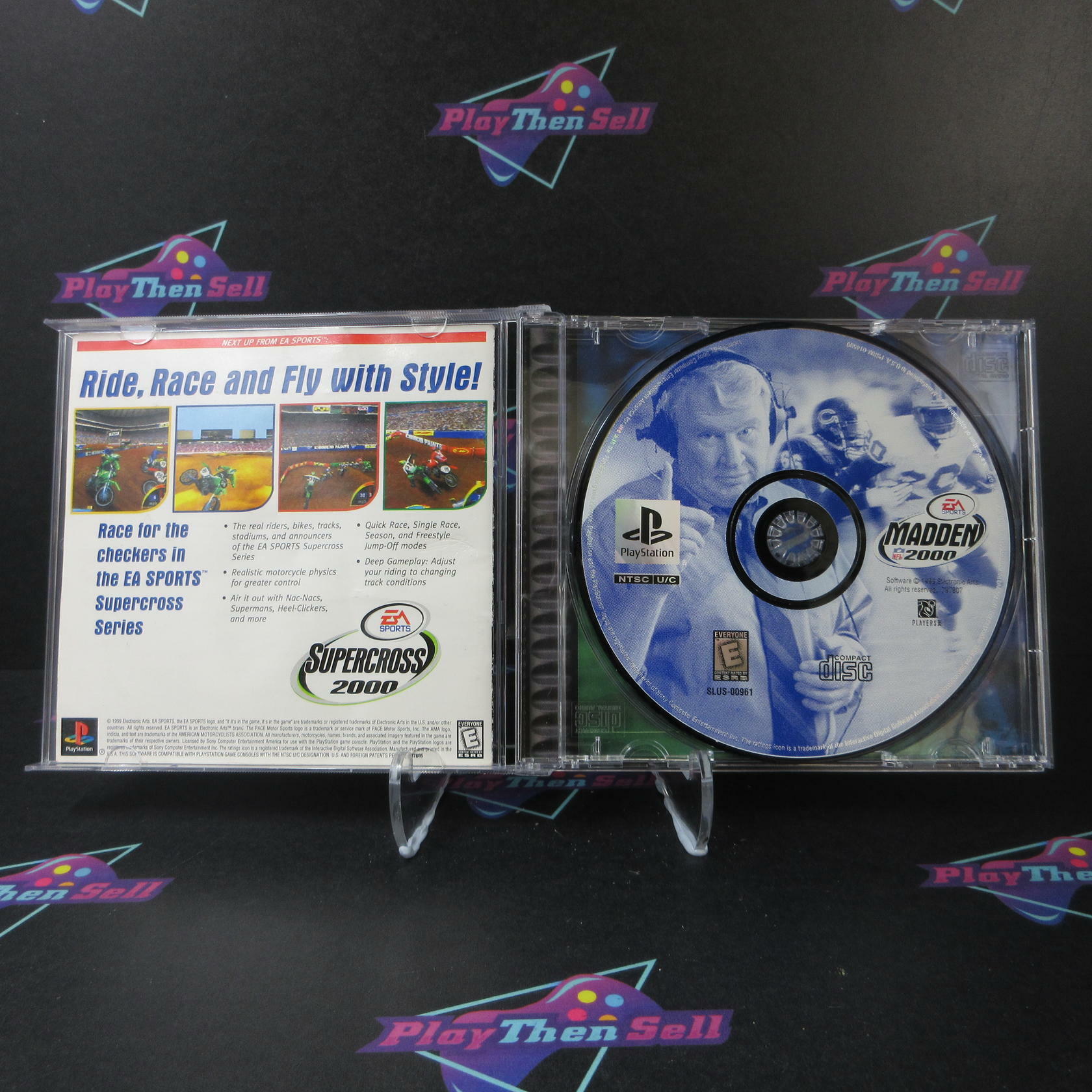Madden NFL 2000 PS1 PlayStation 1 MD Complete CIB - Very Good