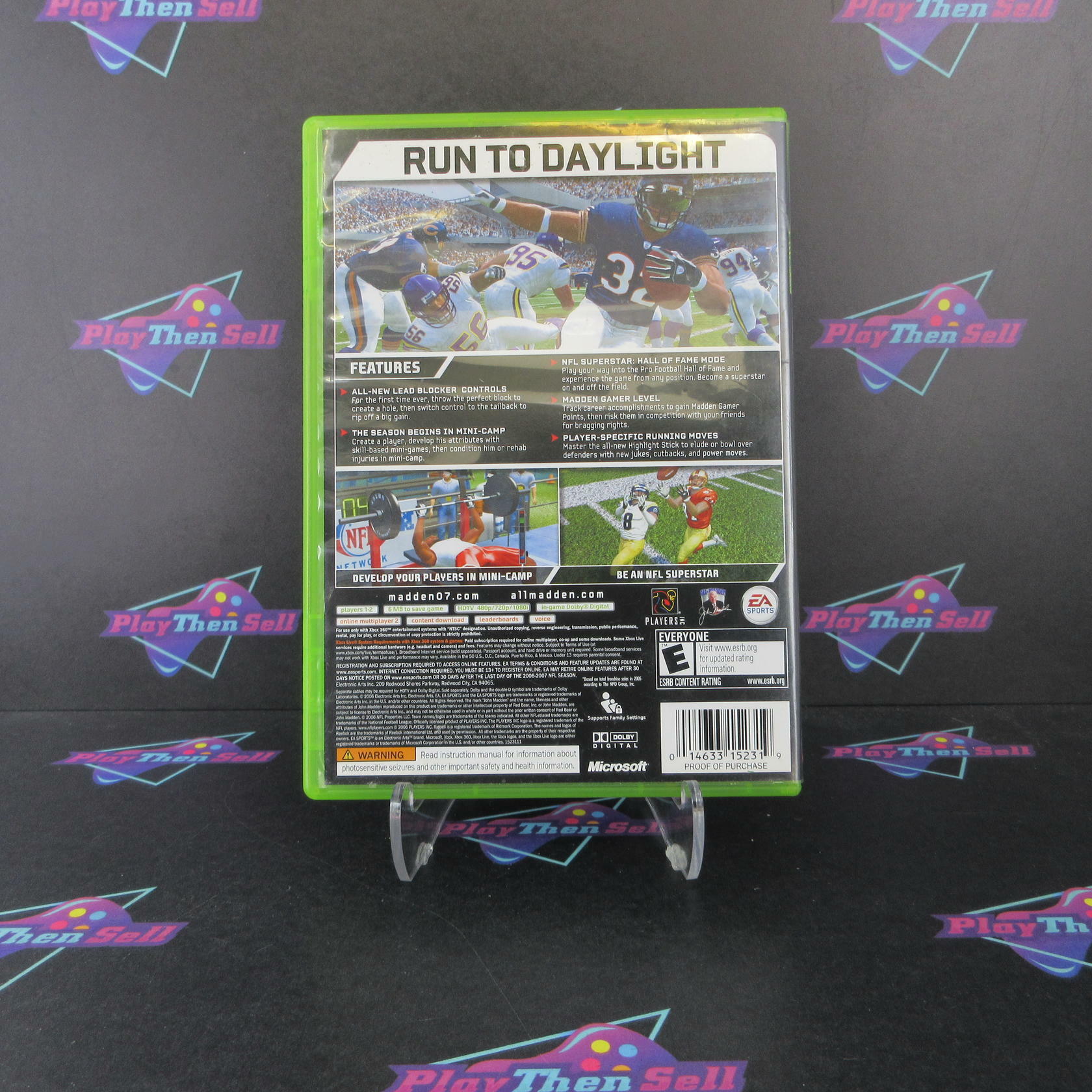 Madden NFL 07 Xbox 360 MD Complete CIB - Very Good