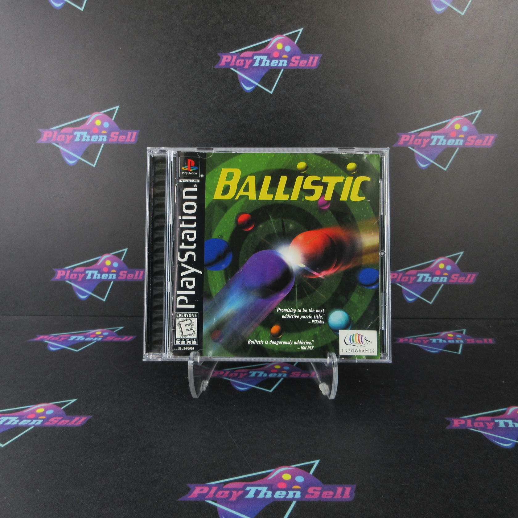 Ballistic PS1 Playstation 1 MD Complete CIB - Very Good