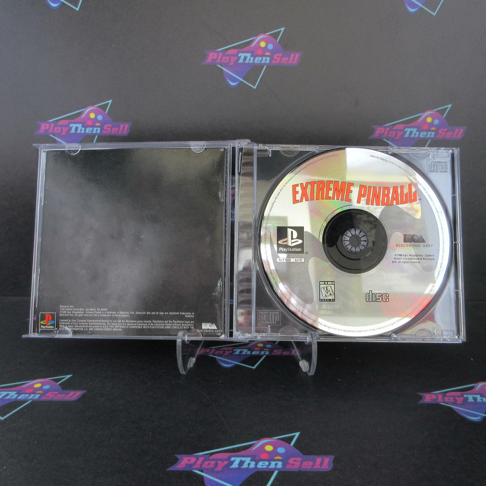 Extreme Pinball PS1 PlayStation 1 AD/MD Complete CIB - Very Good