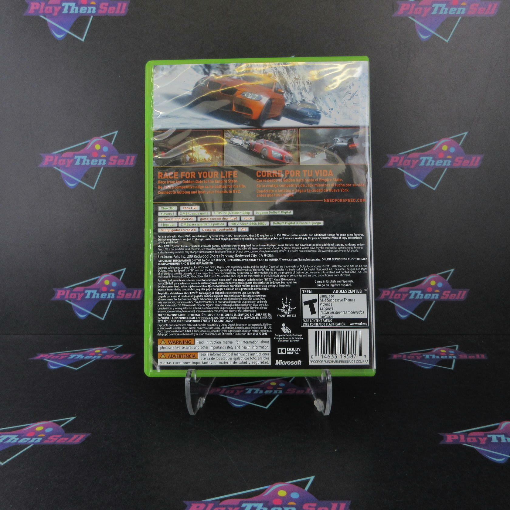 Need for Speed The Run Xbox 360 PH Complete - Excellent