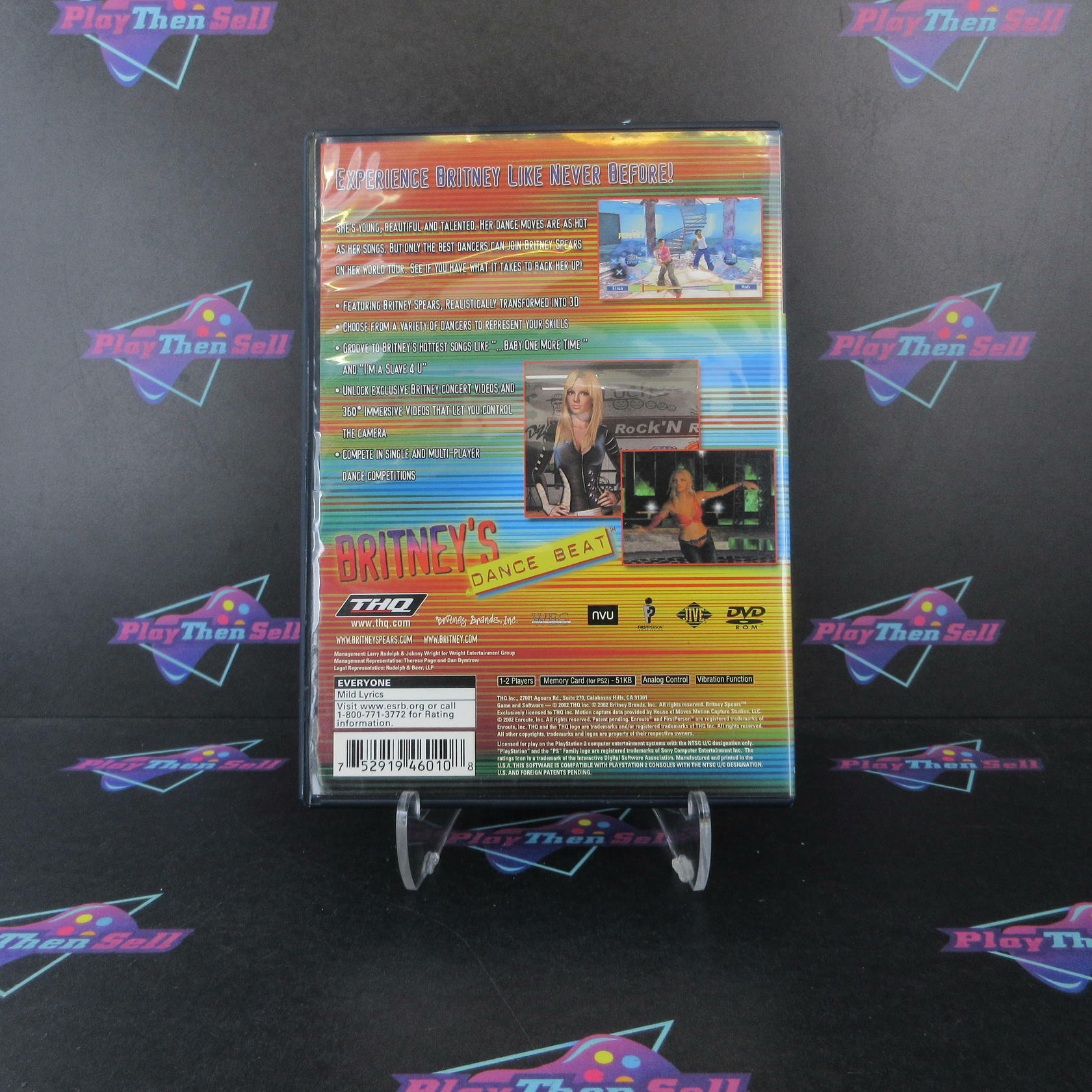 Britney's Dance Beat PS2 PlayStation 2 Complete - Excellent