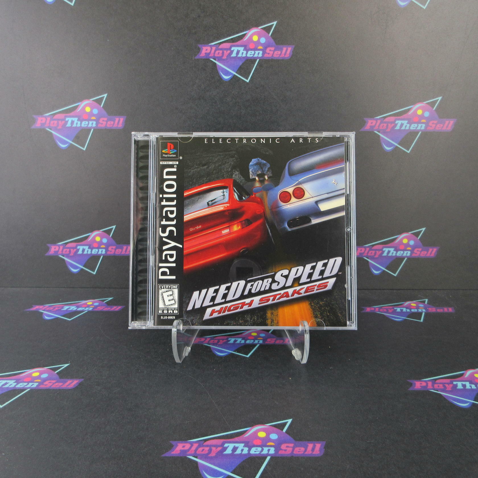 Need For Speed 4 High Stakes PS1 PlayStation 1 + Reg Card Complete - Excellent