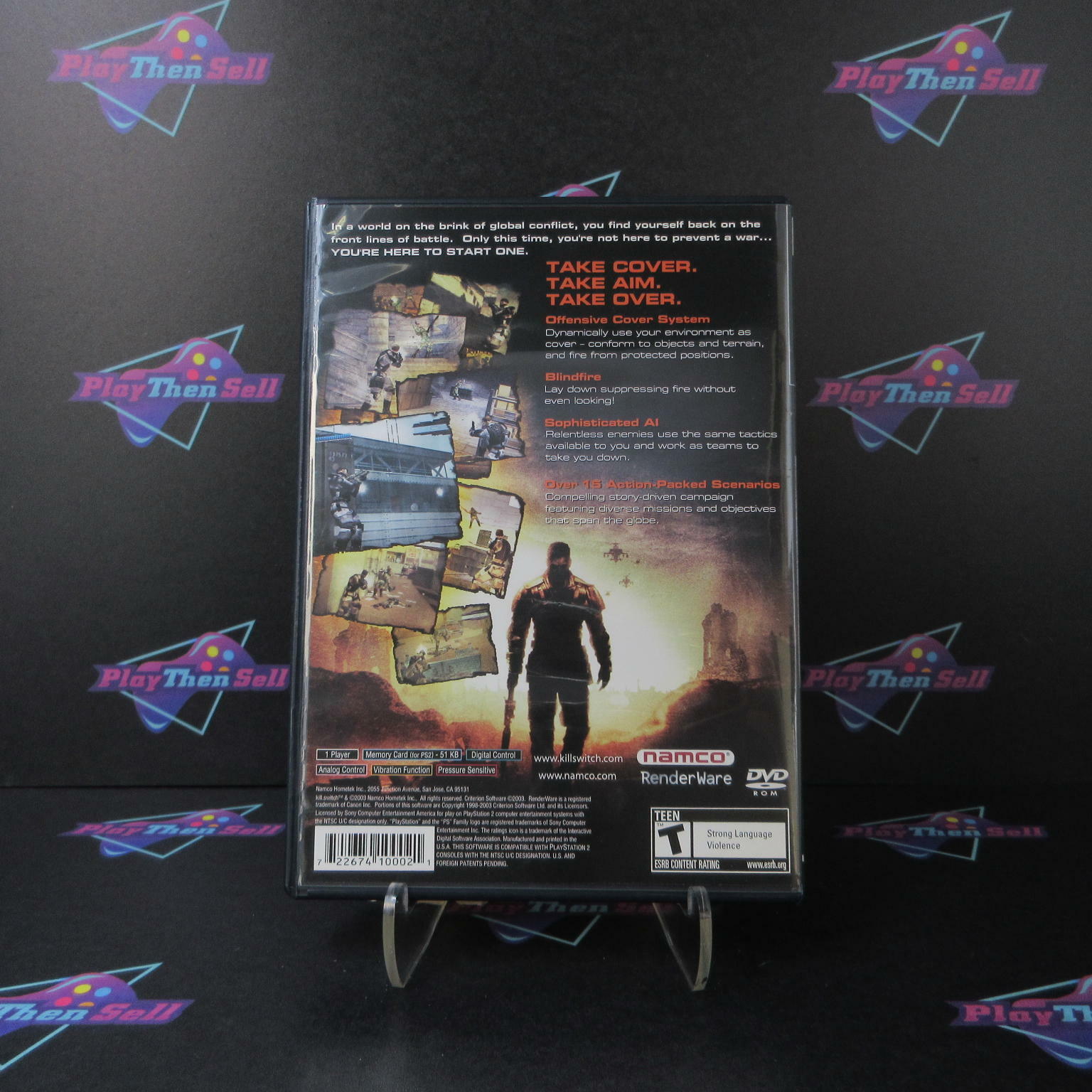 Kill Switch PS2 PlayStation 2 Complete - Excellent