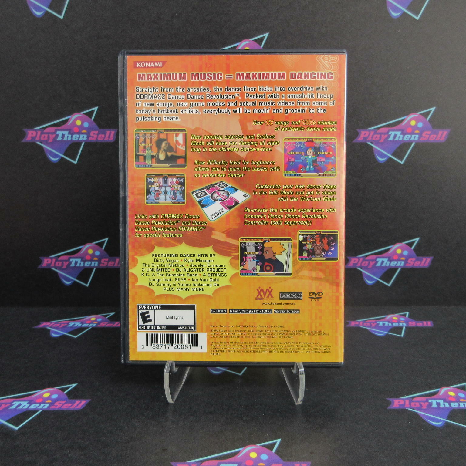 Dance Dance Revolution Max 2 PS2 PlayStation 2 Complete - Excellent