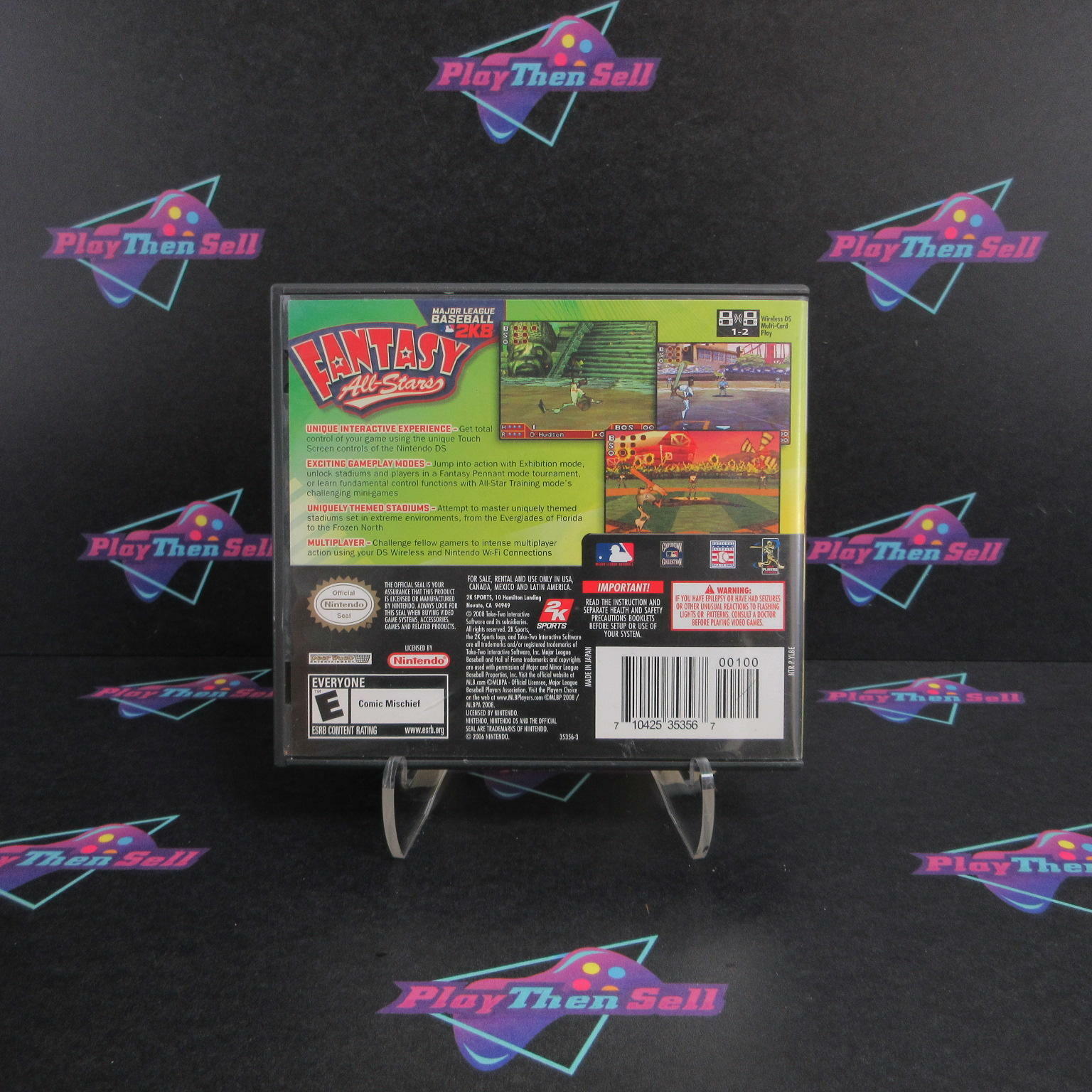 Major League Baseball 2K8 Fantasy All-Stars Nintendo DS Complete - Excellent