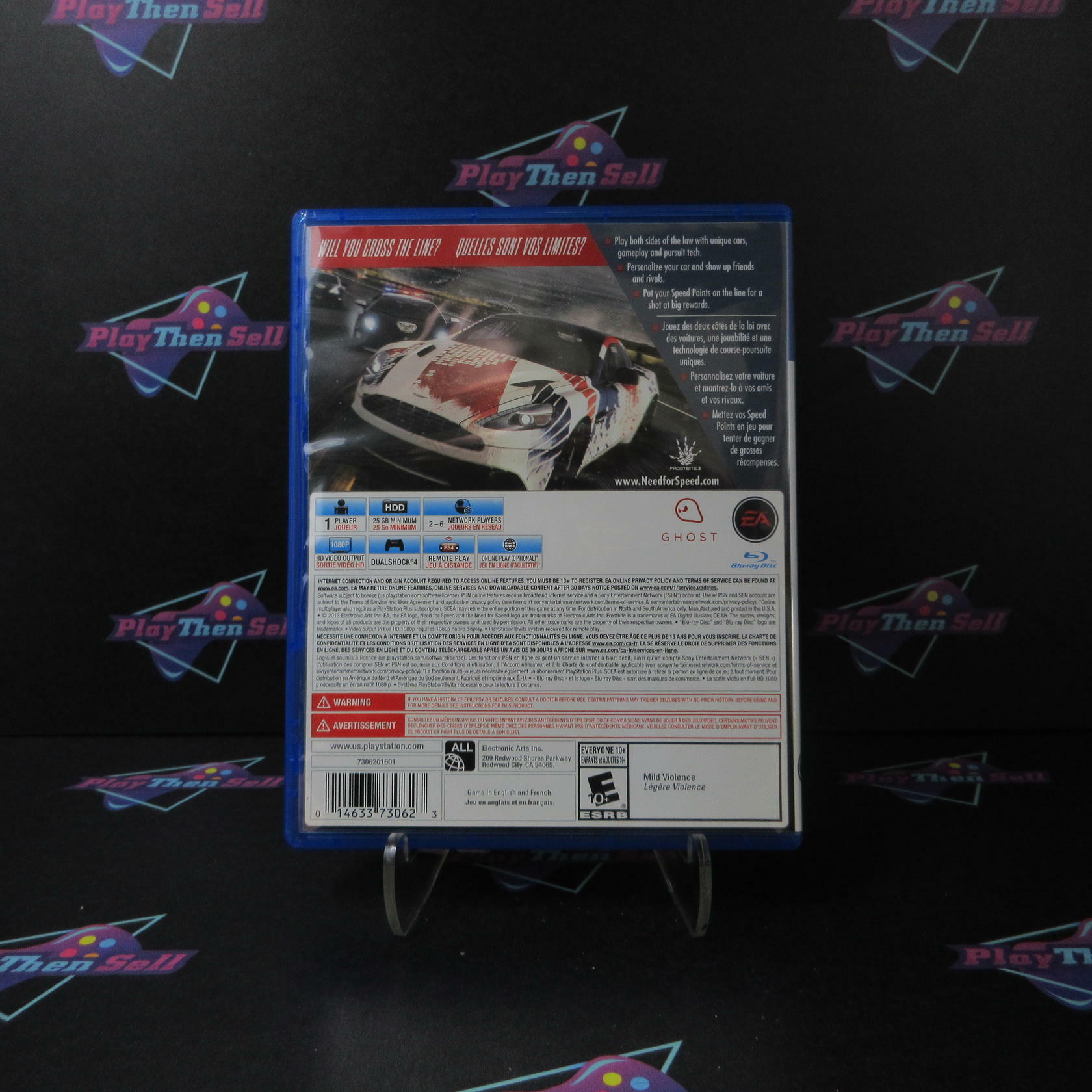 Need For Speed Rivals PS4 PlayStation 4 Complete - Excellent