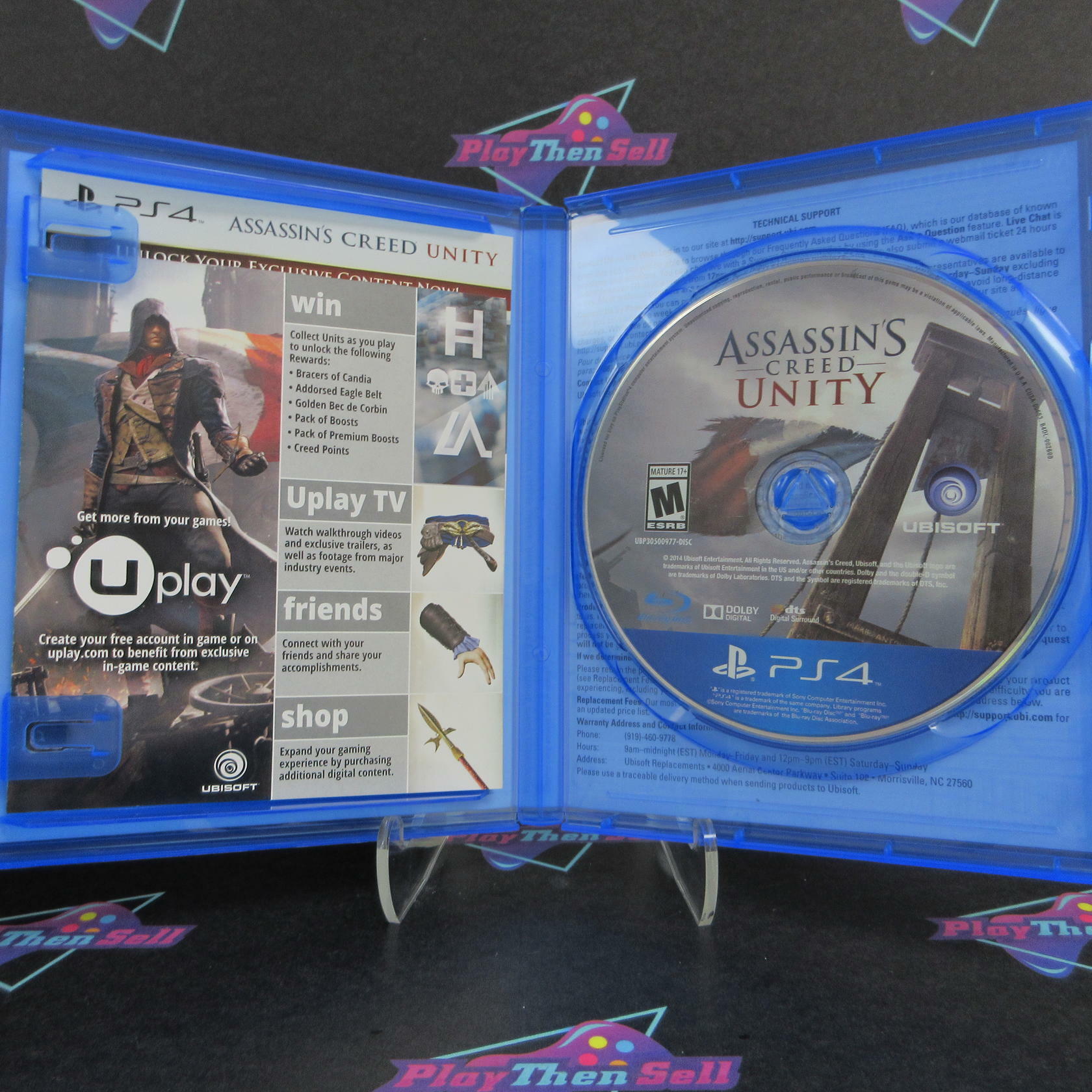 Assassin's Creed Unity Limited Edition PS4 PlayStation 4 Complete - Excellent