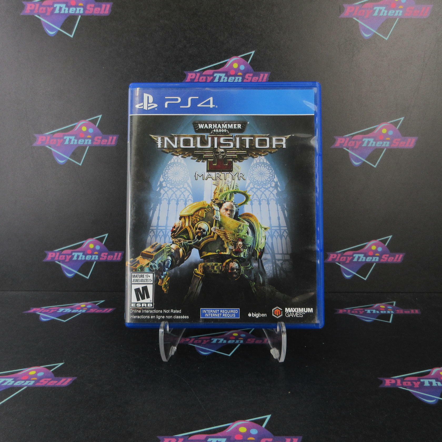 Warhammer 40,000 Inquisitor Martyr PS4 PlayStation 4 Complete - Excellent