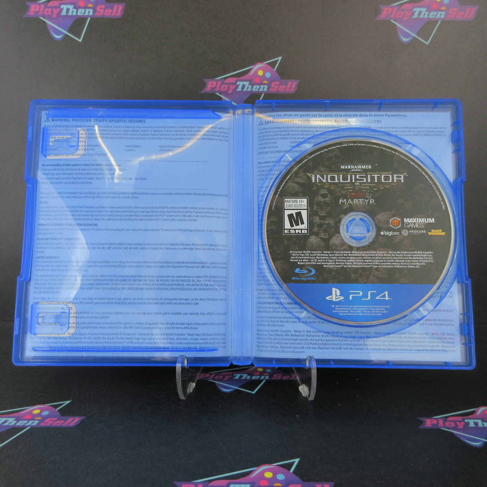 Warhammer 40,000 Inquisitor Martyr PS4 PlayStation 4 Complete - Excellent