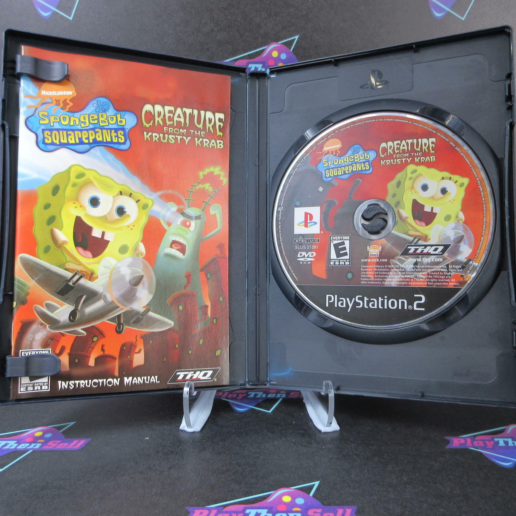 Spongebob Creature from the Krusty Krab PS2 PlayStation 2 Complete - Excellent