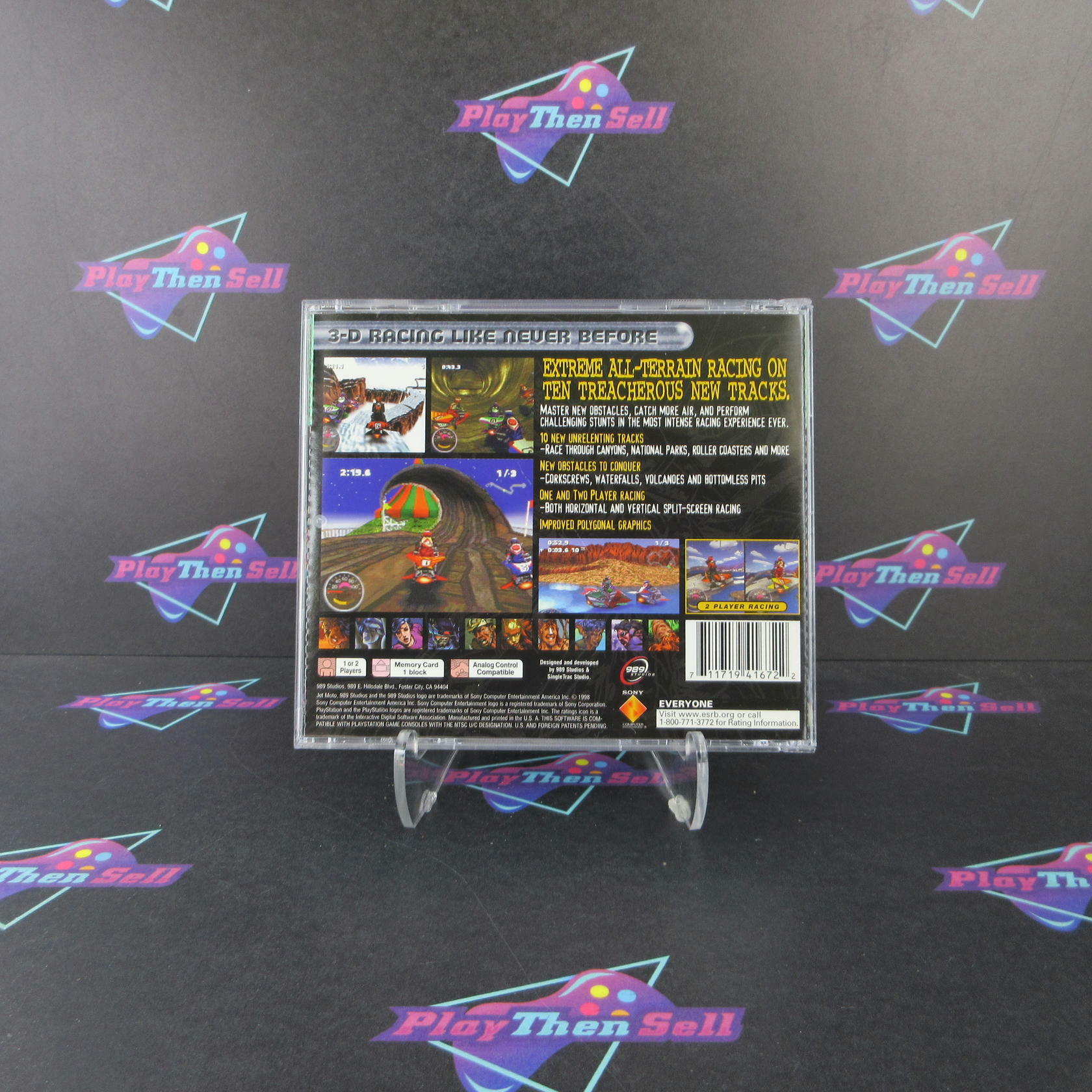 Jet Moto 2 PS1 PlayStation 1 GH + Reg Card Complete - Excellent