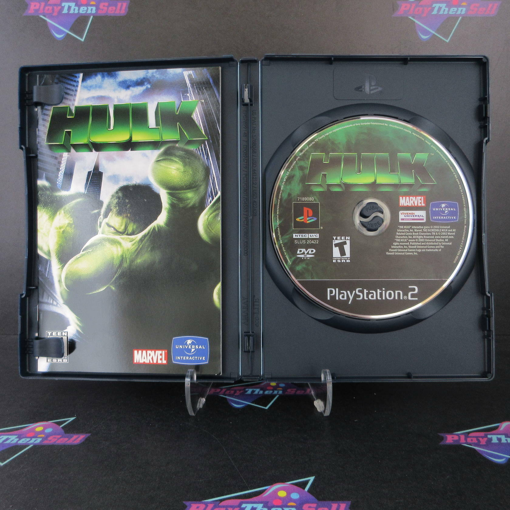 Hulk PS2 PlayStation 2 + Reg Card Complete - Excellent