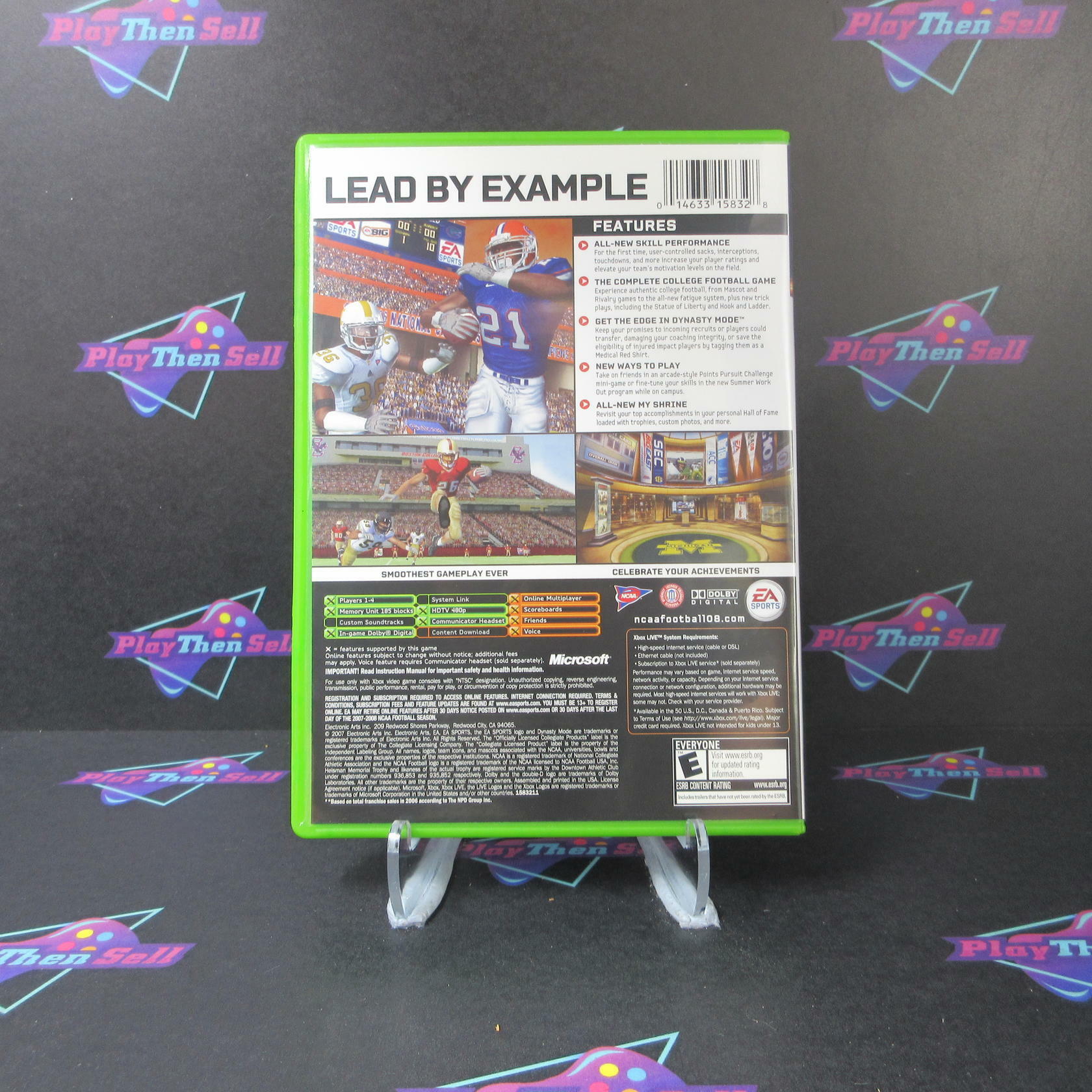 NCAA Football 08 Xbox Complete - Refurbished