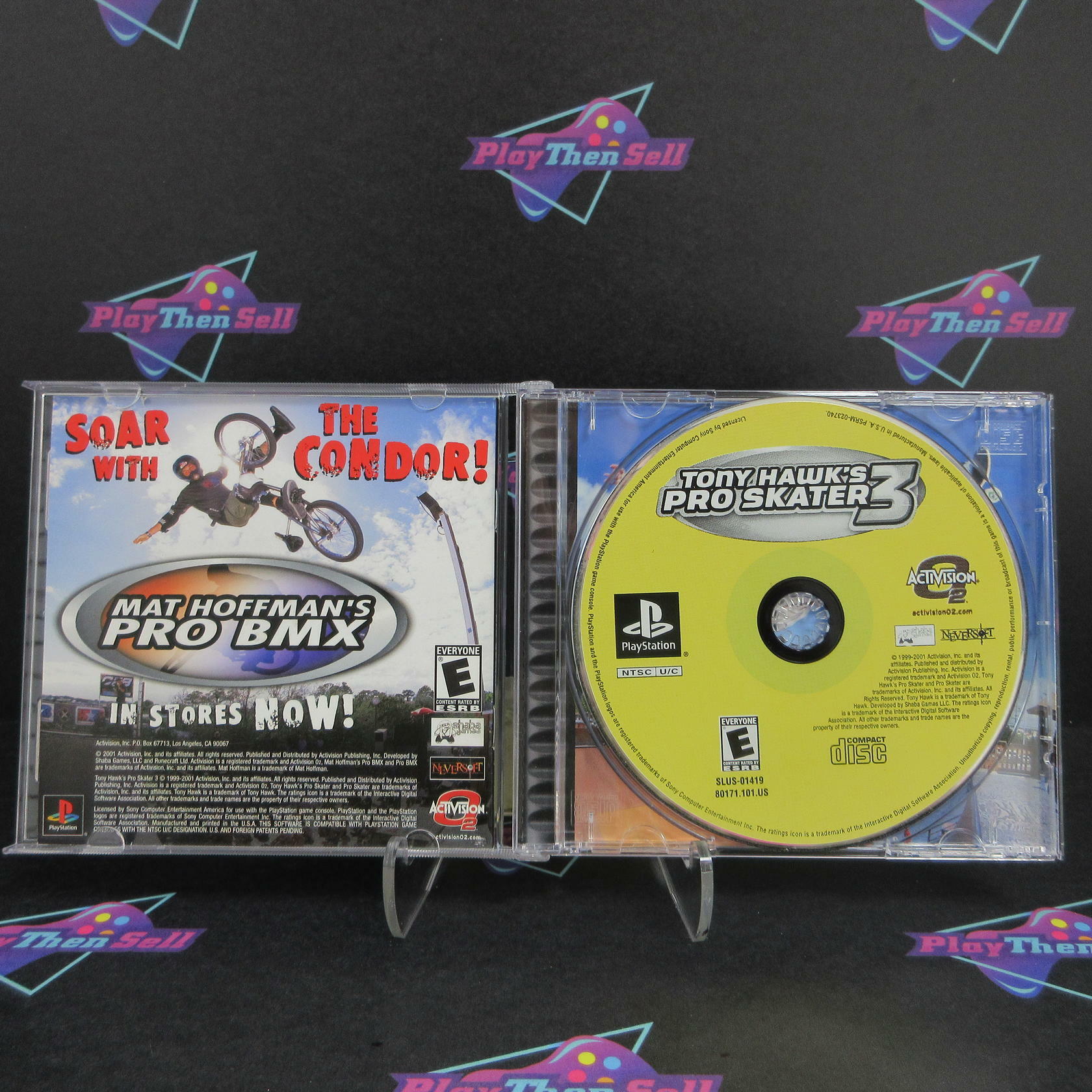 Tony Hawk's Pro Skater 3 PS1 PlayStation 1 Complete - Excellent