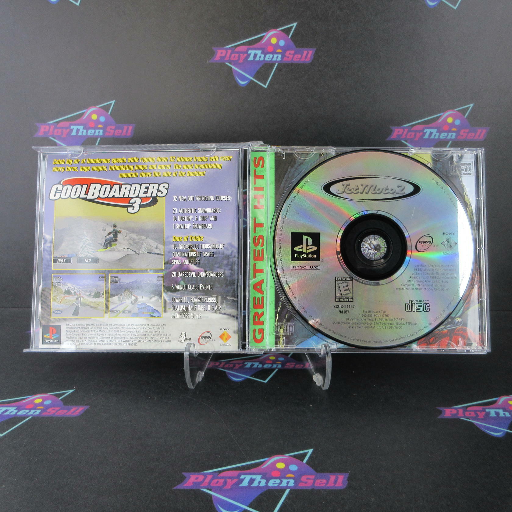Jet Moto 2 PS1 PlayStation 1 GH + Reg Card Complete - Excellent