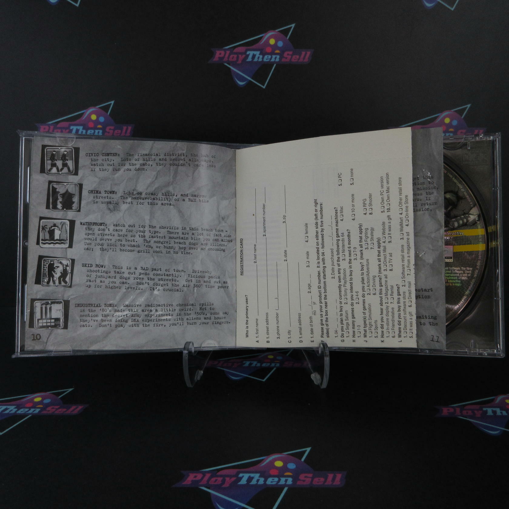 Courier Crisis PS1 PlayStation 1 + Reg Card Complete - Excellent