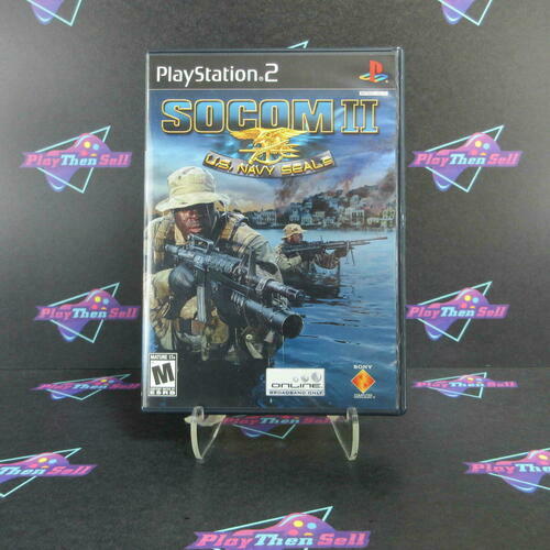 SOCOM II 2 US Navy Seals PS2 PlayStation 2 + Reg Card Complete - Excellent