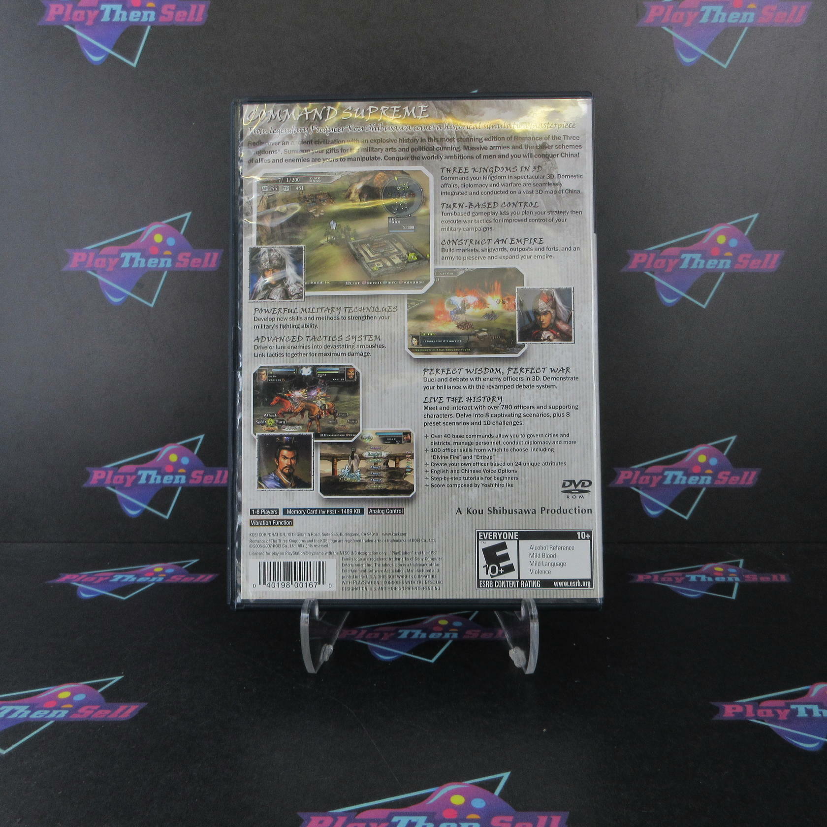 Romance of the Three Kingdoms XI PS2 PlayStation 2 + Reg Card CIB - Excellent