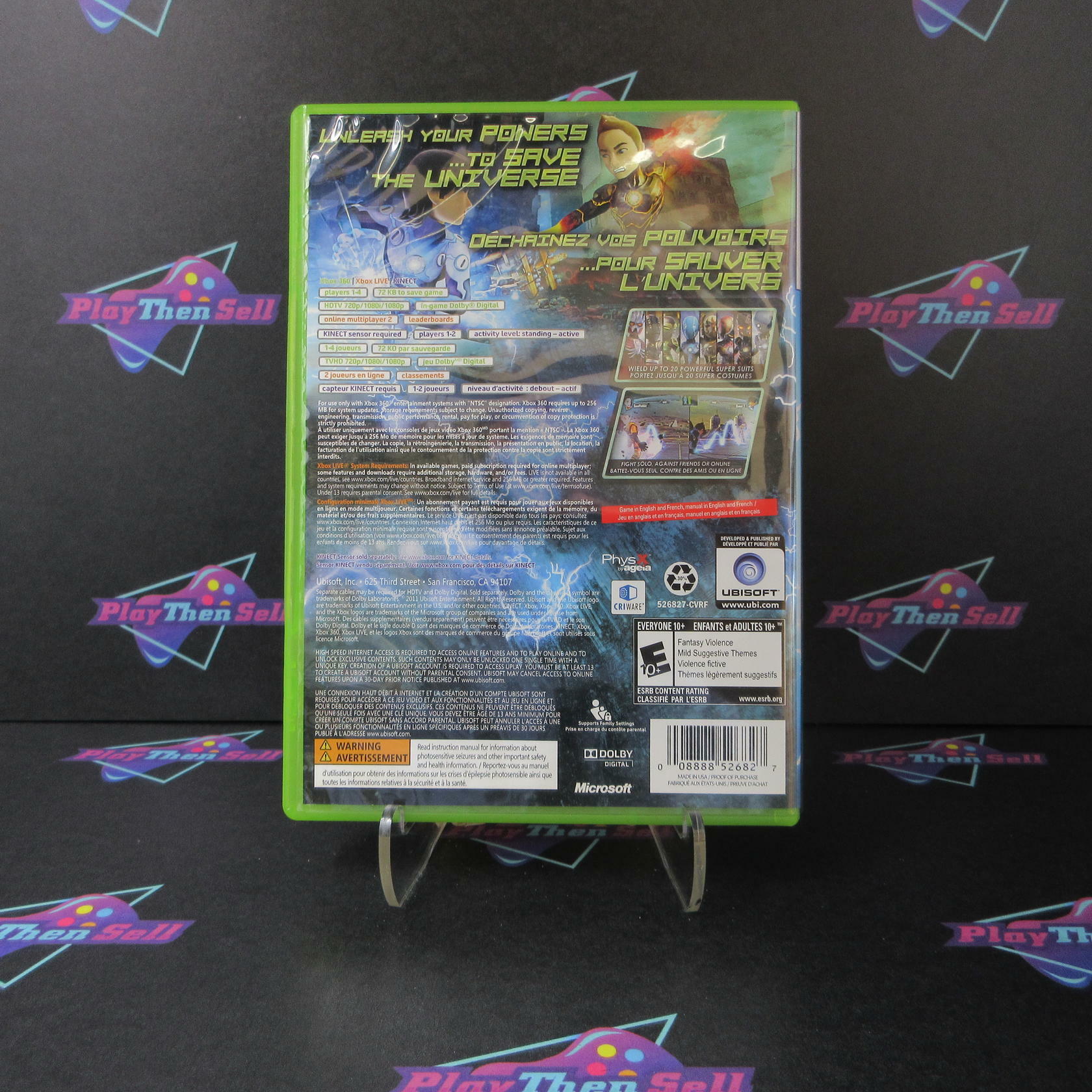 PowerUp Heroes Xbox 360 Complete - Excellent