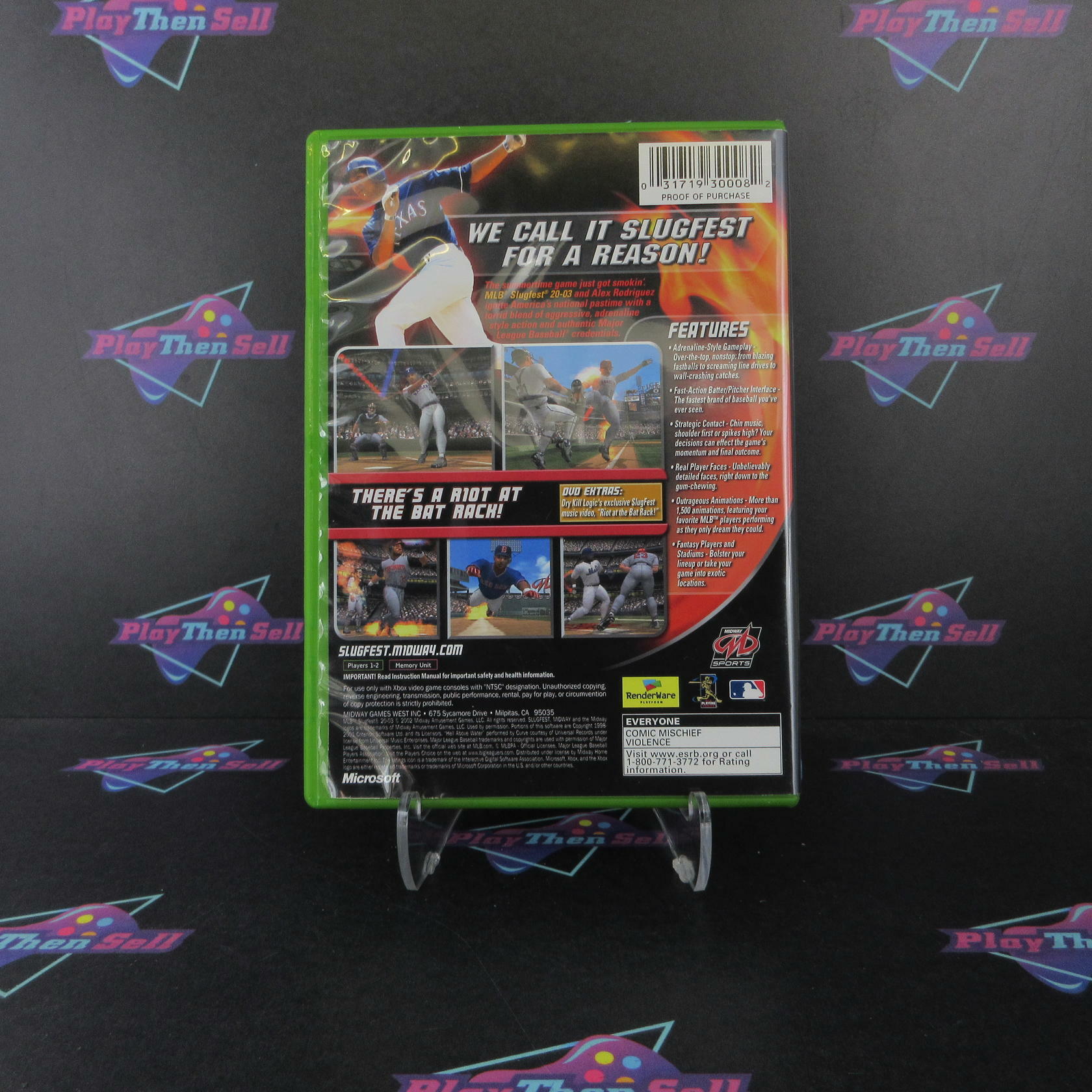 MLB Slugfest 2003 Xbox Complete - Refurbished