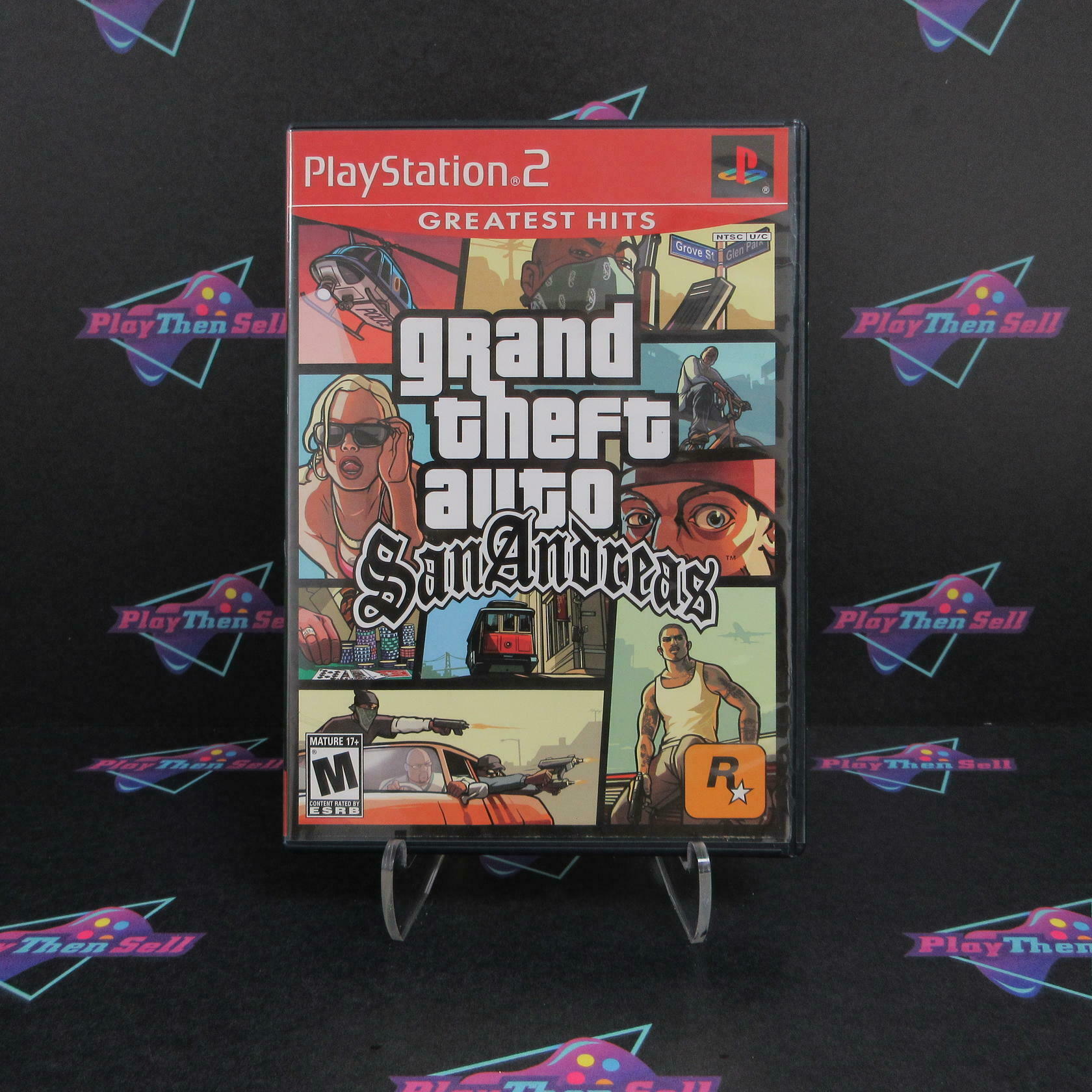 Grand Theft Auto San Andreas PS2 PlayStation 2 GH Complete - Excellent