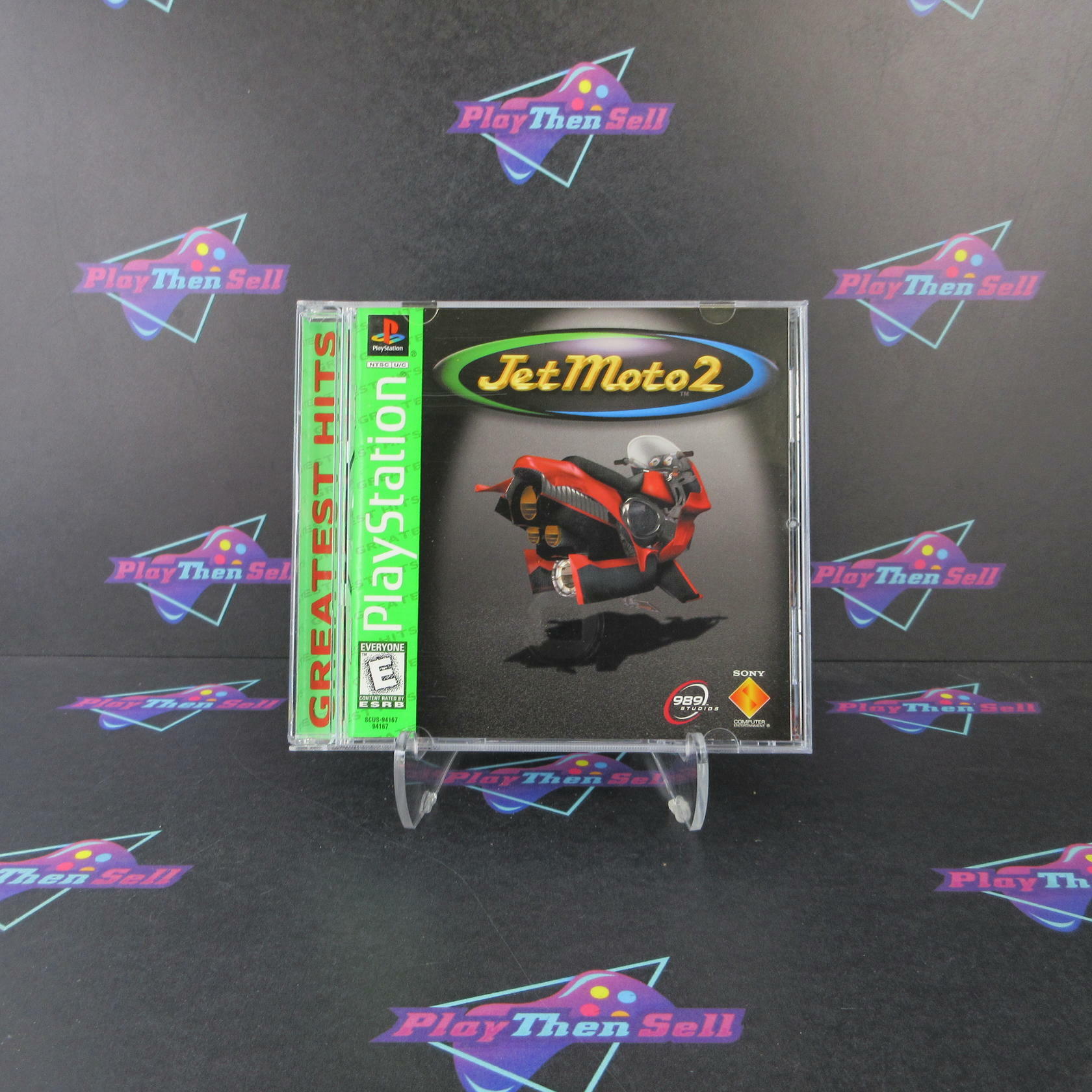 Jet Moto 2 PS1 PlayStation 1 GH + Reg Card Complete - Excellent