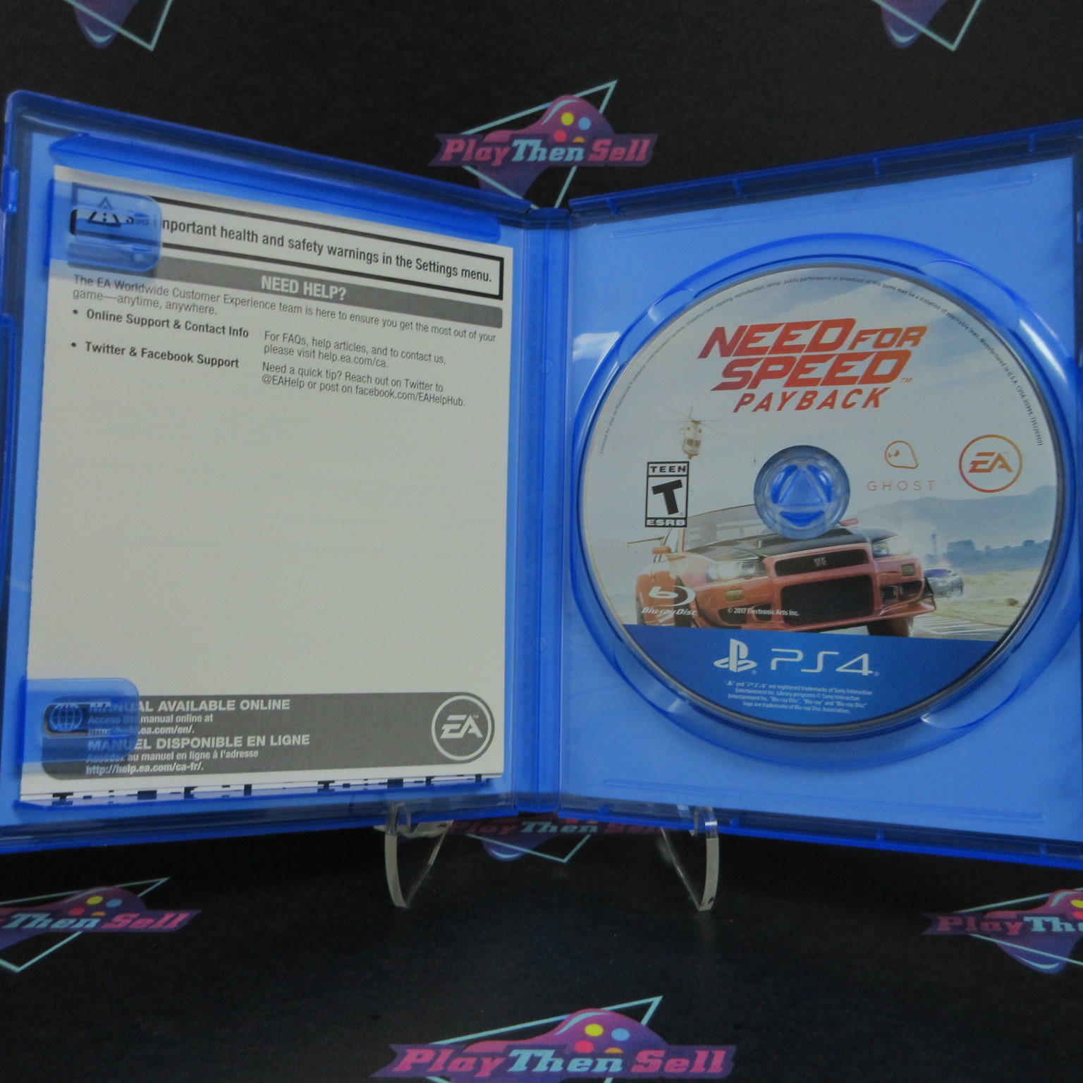 Need for Speed Payback PS4 PlayStation 4 Complete - Excellent