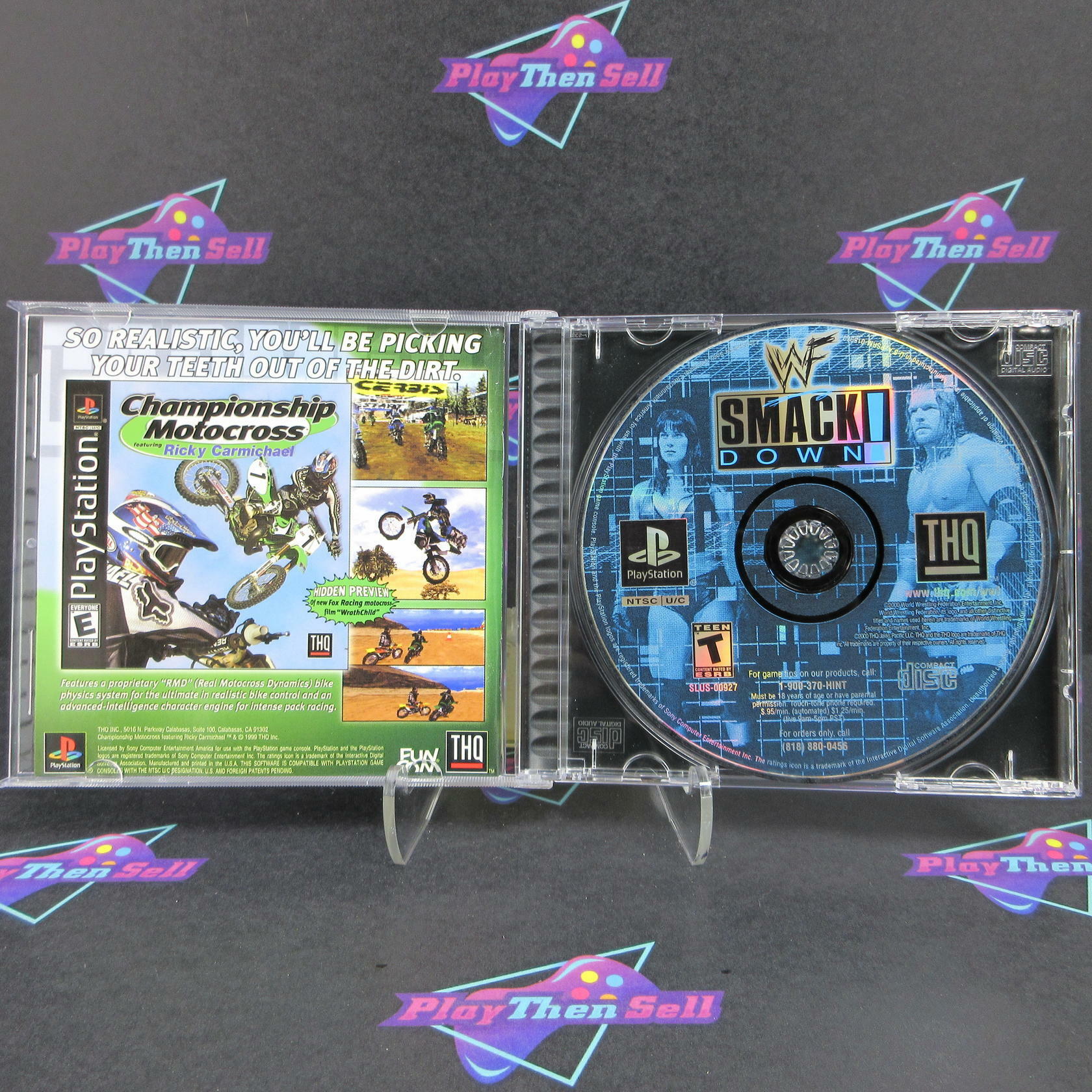 WWF Smackdown! PS1 PlayStation 1 + Reg Card Complete - Excellent